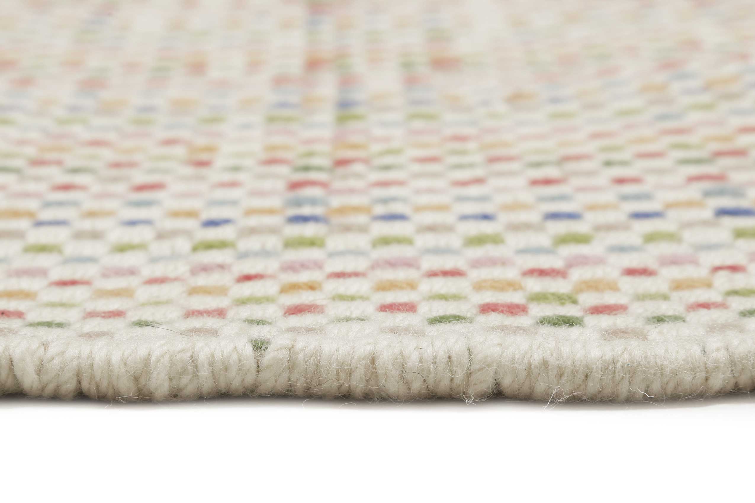 Esprit Kelim Teppich Bunt aus Wolle "Kids Durrie"