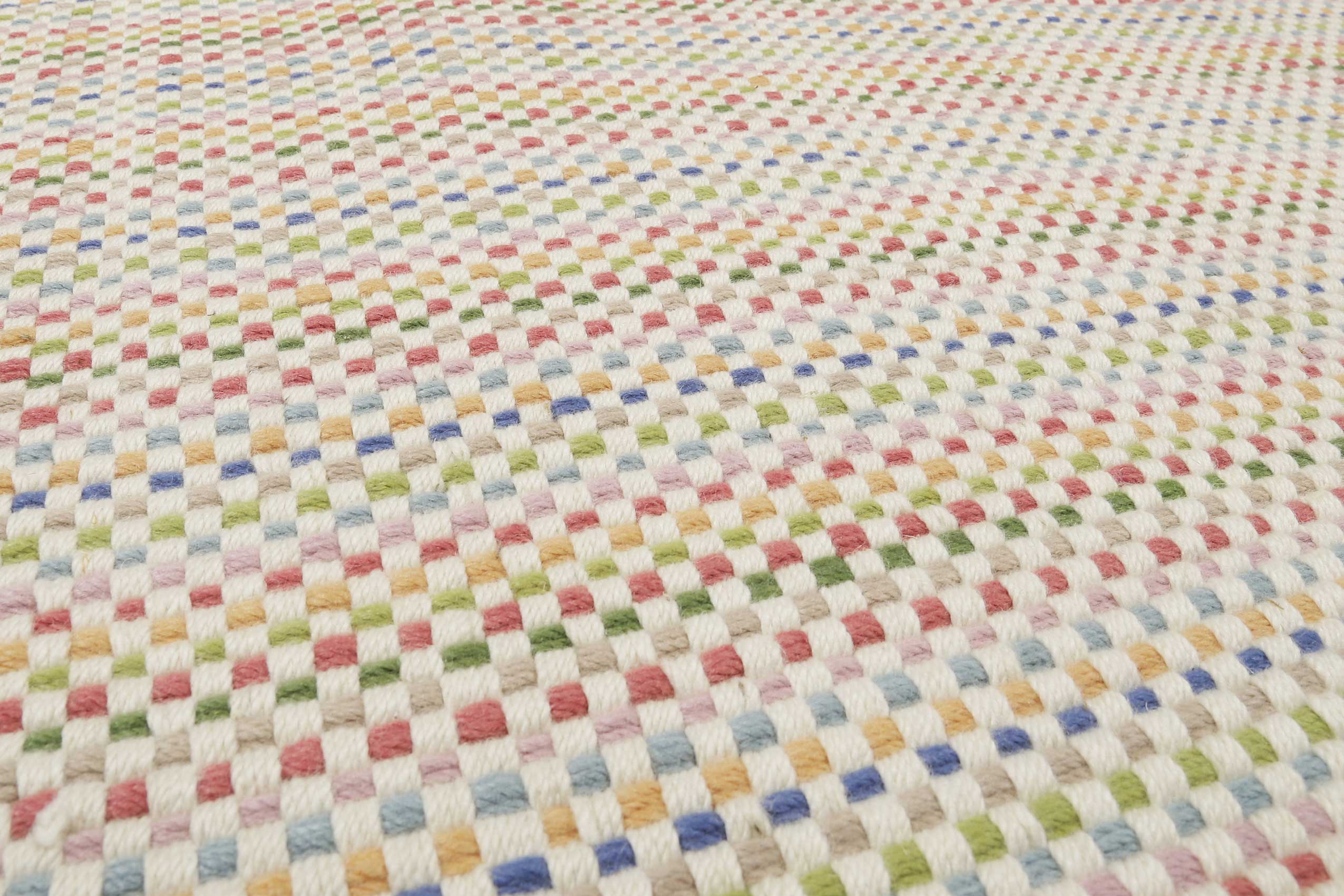 Esprit Kelim Teppich Bunt aus Wolle "Kids Durrie"
