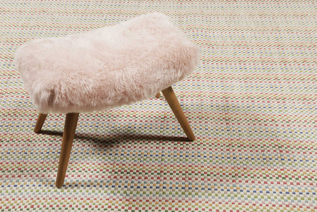 Esprit Kelim Teppich Bunt aus Wolle "Kids Durrie"