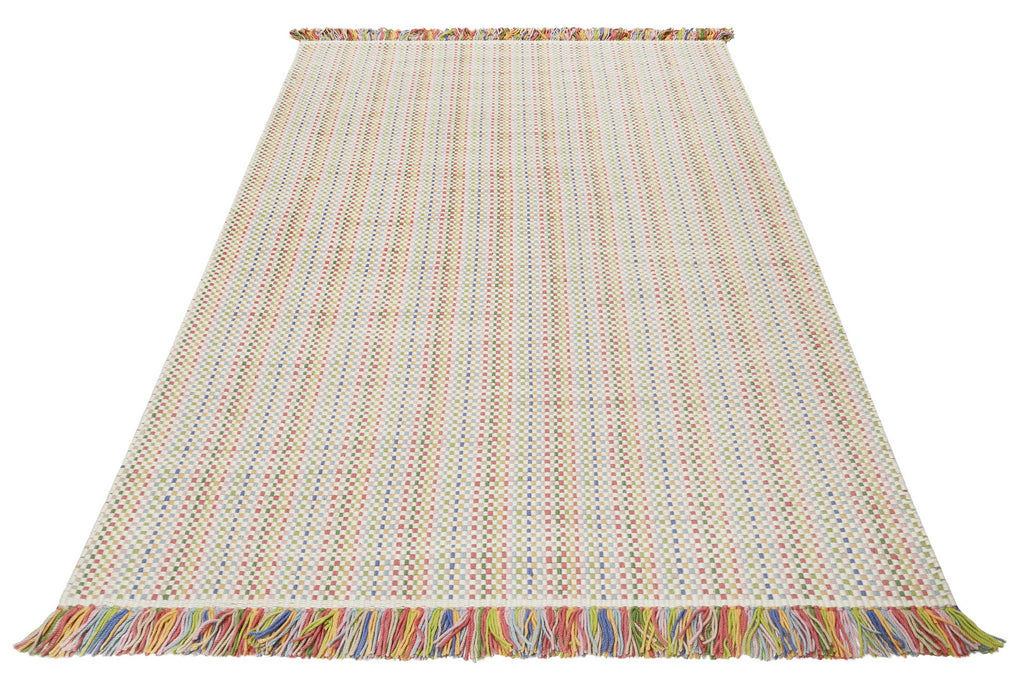 Esprit Kelim Teppich Bunt aus Wolle "Kids Durrie"