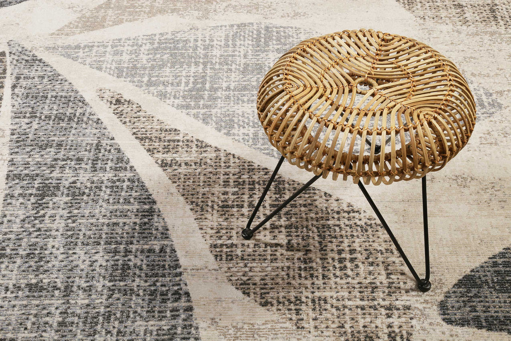 Esprit Teppich Beige Grau Taupe In & Outdoor "Leaf"