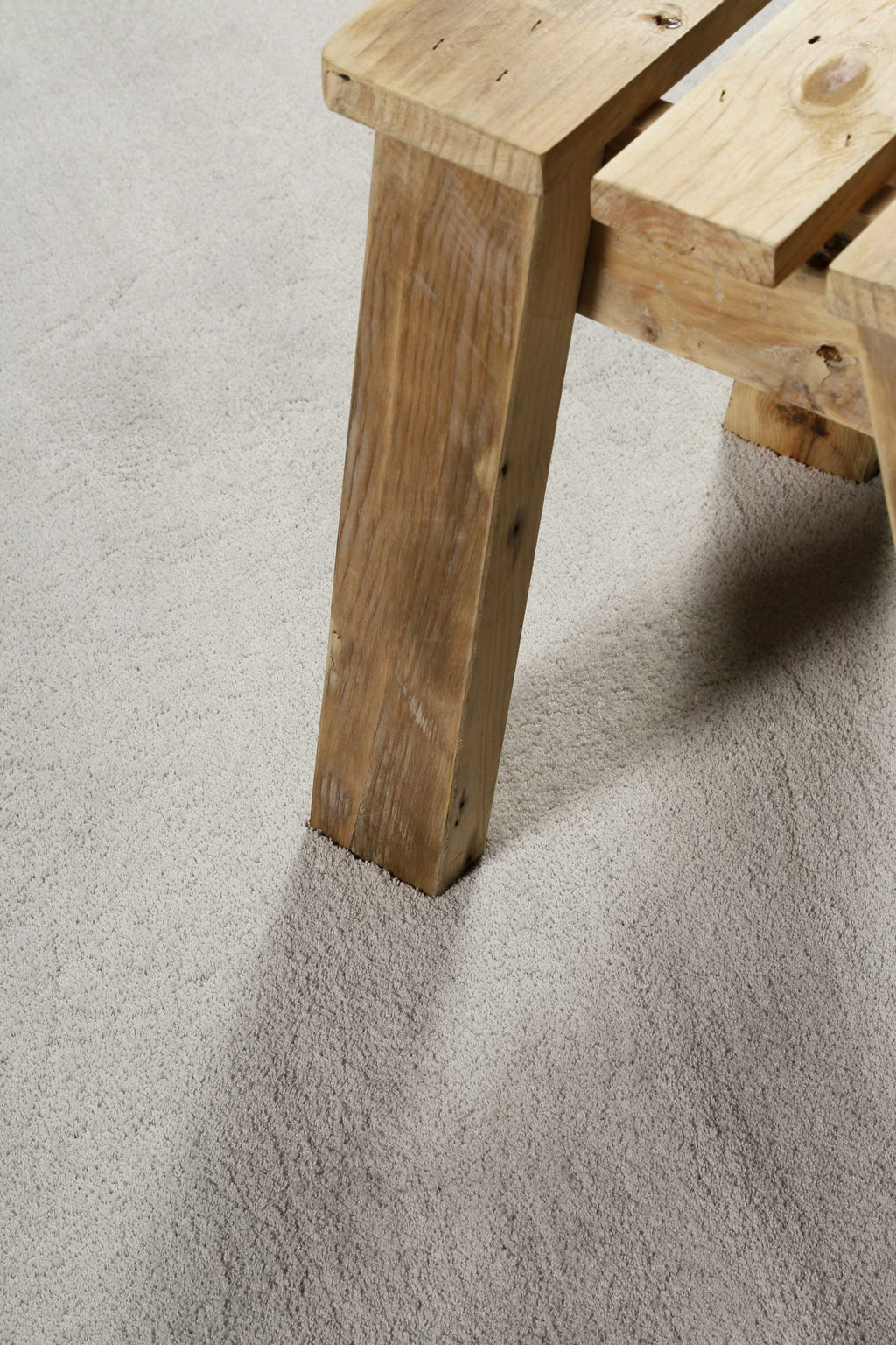 Esprit Teppich Hellgrau Creme Hochflor "Loft"