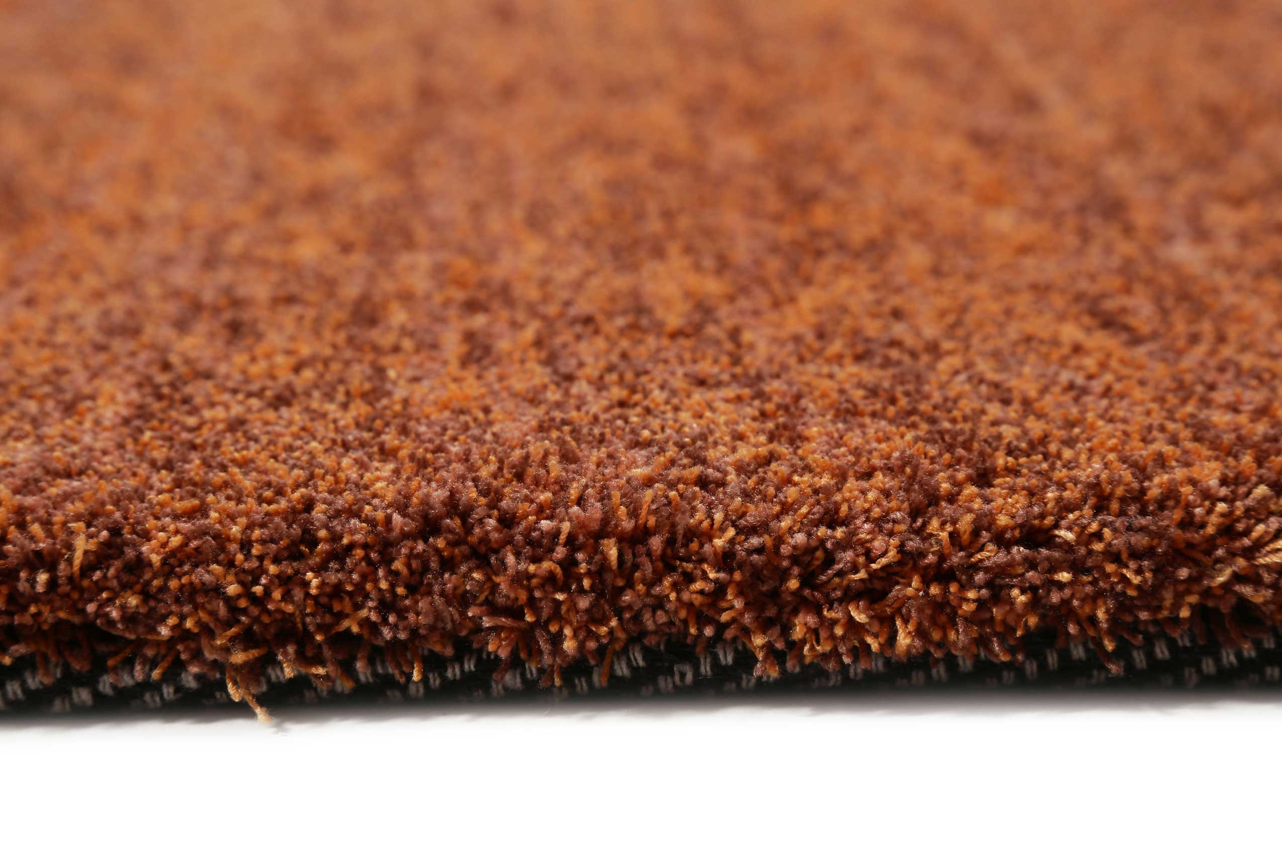 Esprit Teppich Rost Rot Hochflor "Loft"