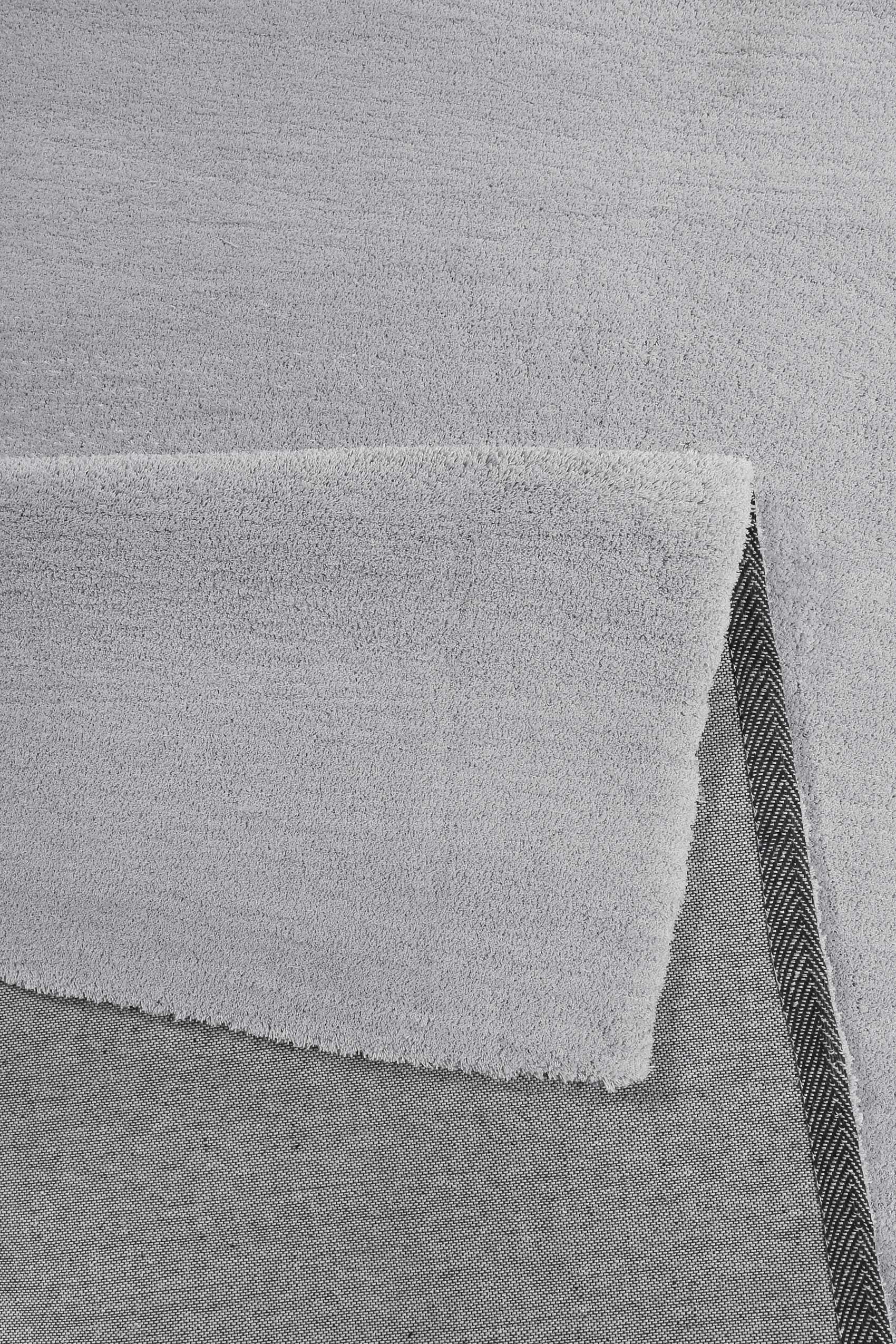 Esprit Teppich Hellgrau Blau Hochflor "Loft"