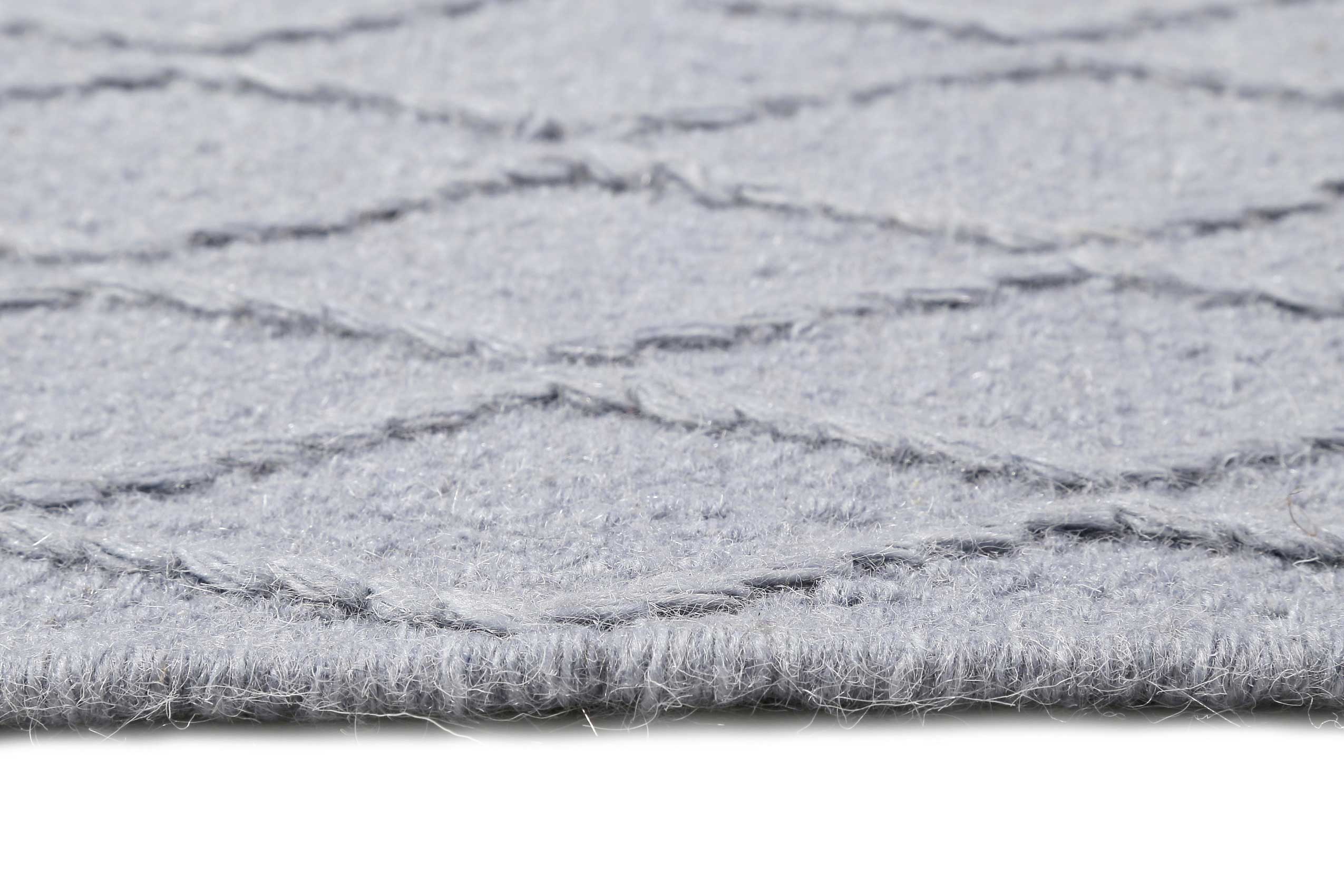 Esprit Kelim Teppich Hellblau aus Wolle "Lotte"
