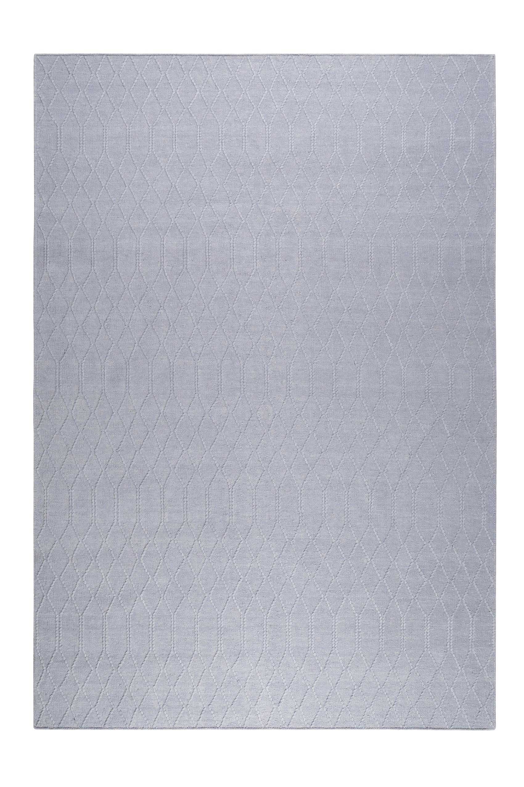Esprit Kelim Teppich Hellblau aus Wolle "Lotte"