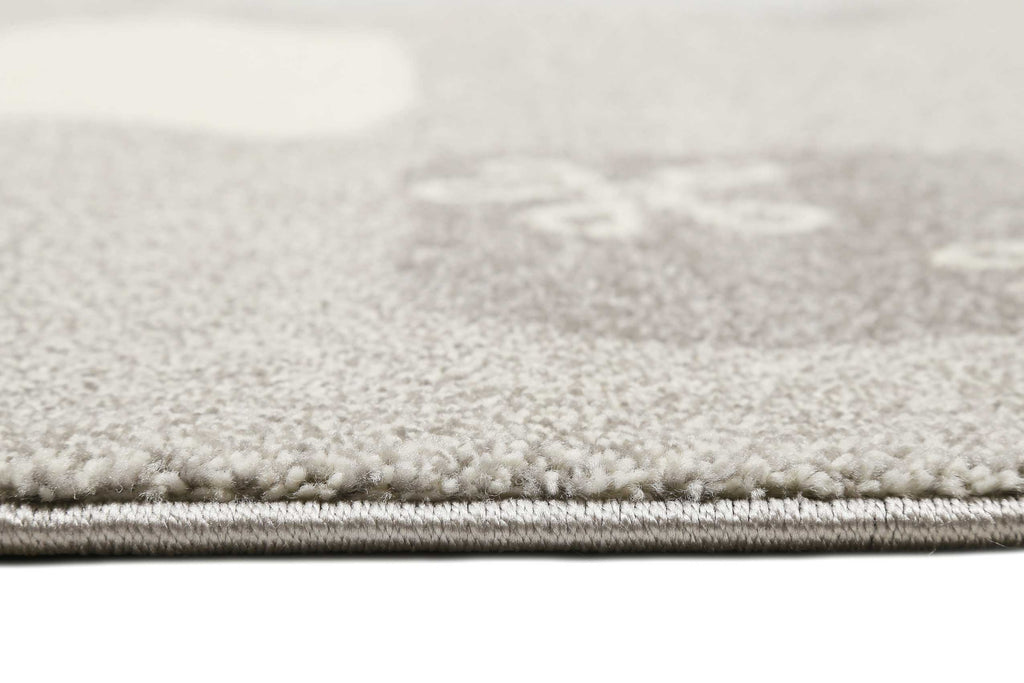 Esprit Kinderteppich Grau meliert "Lucky Zoo 2.0"