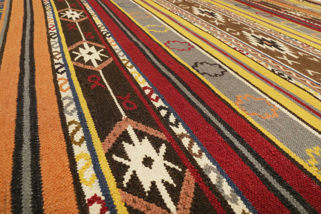 Esprit Kelim Teppich Bunt aus Wolle "Mahal"