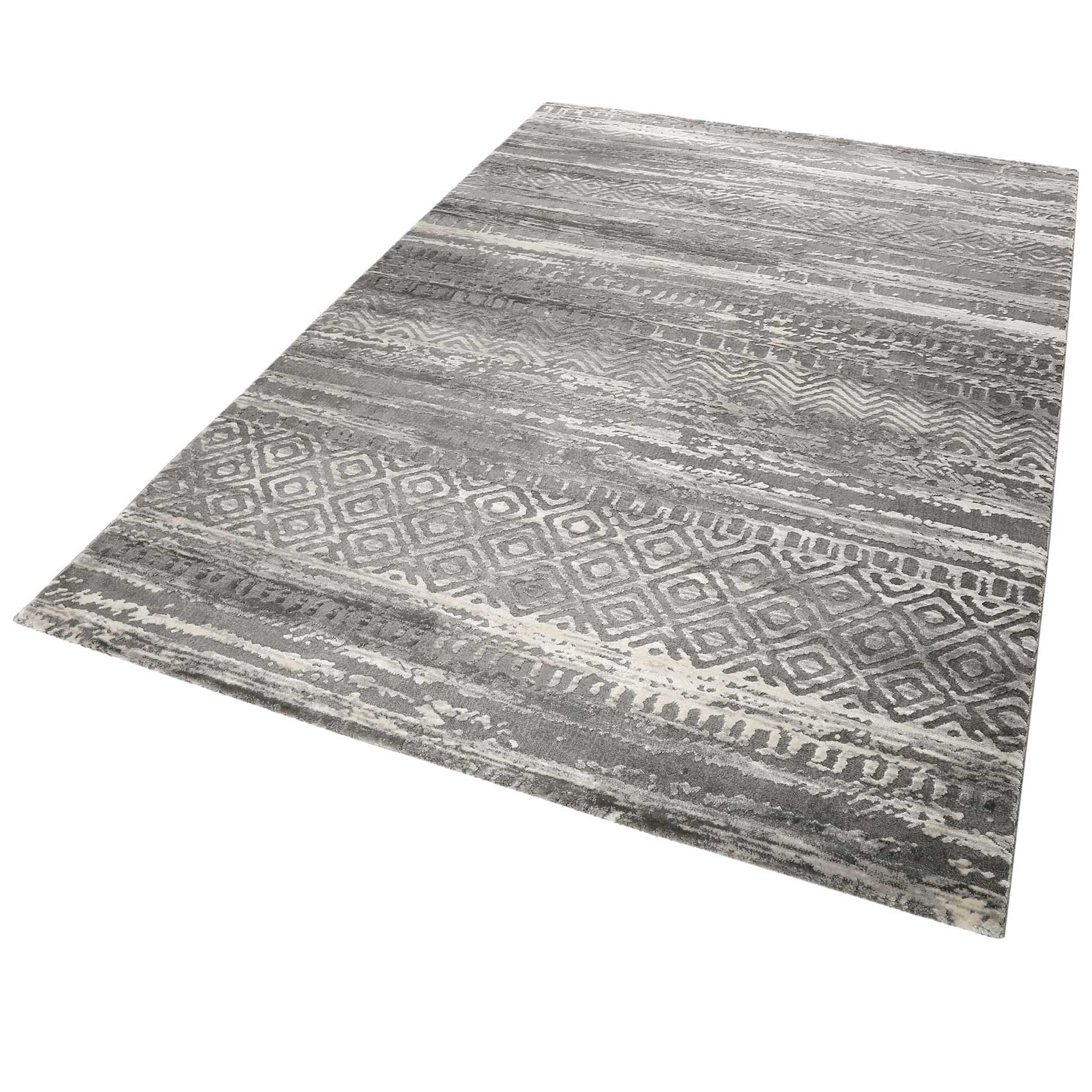 Esprit Teppich Grau  Kurzflor "Makai"