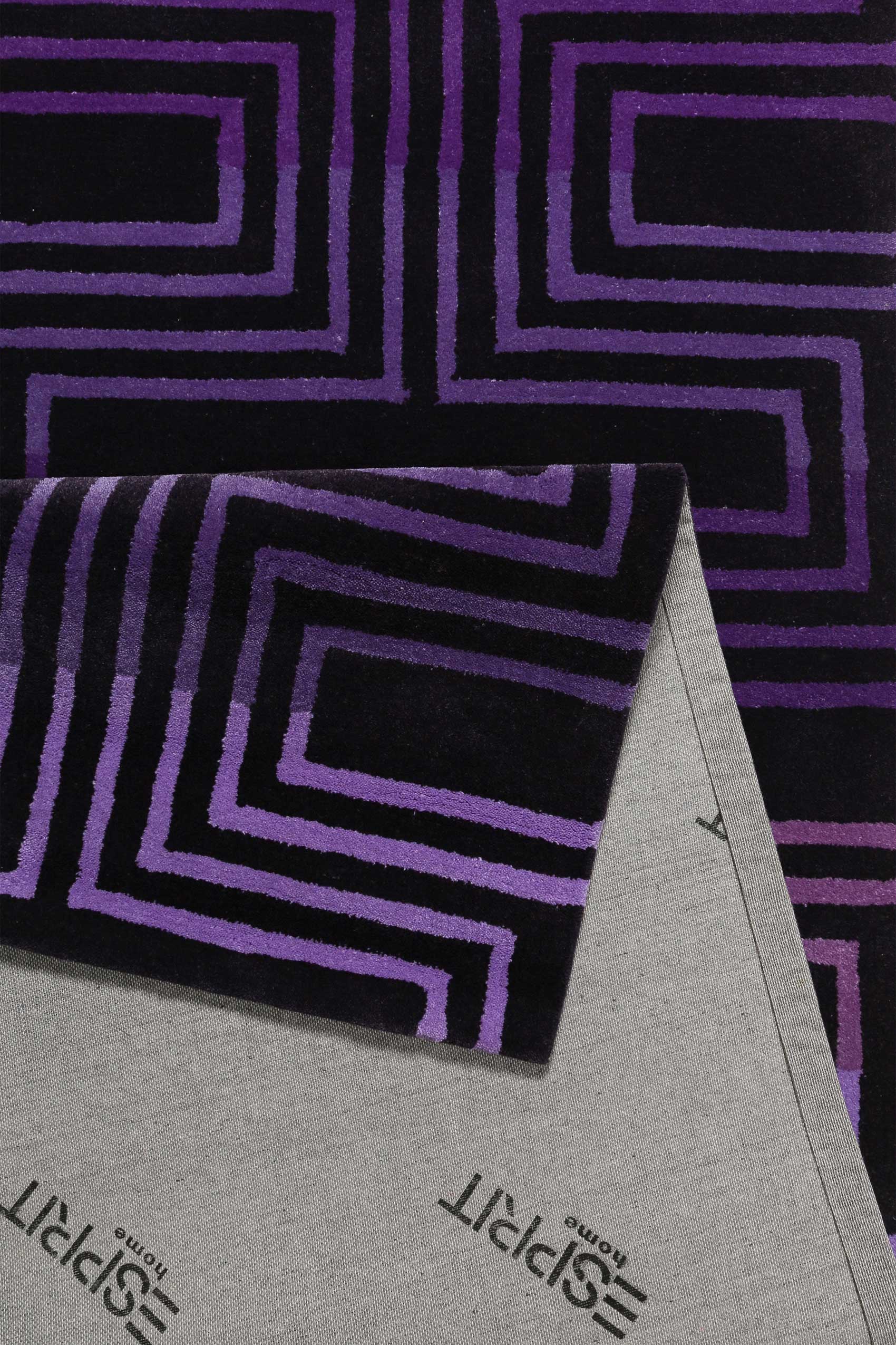 Esprit Wollteppich Lila "Matrix"