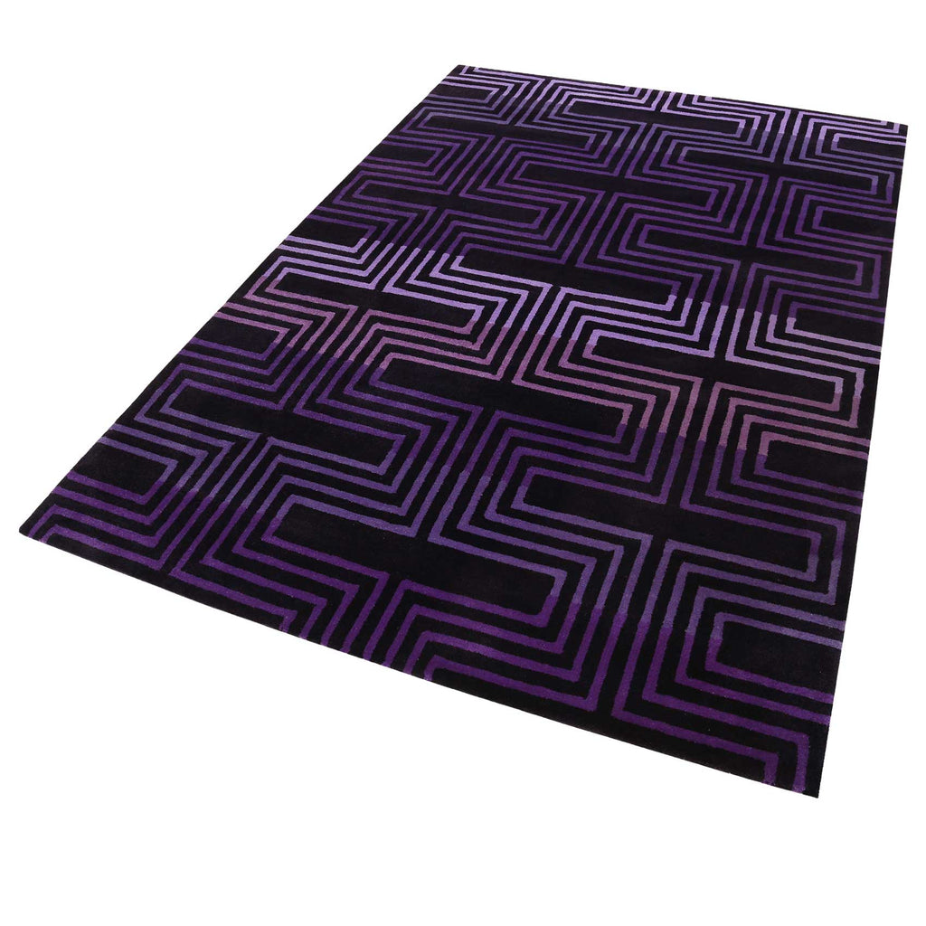 Esprit Wollteppich Lila "Matrix"