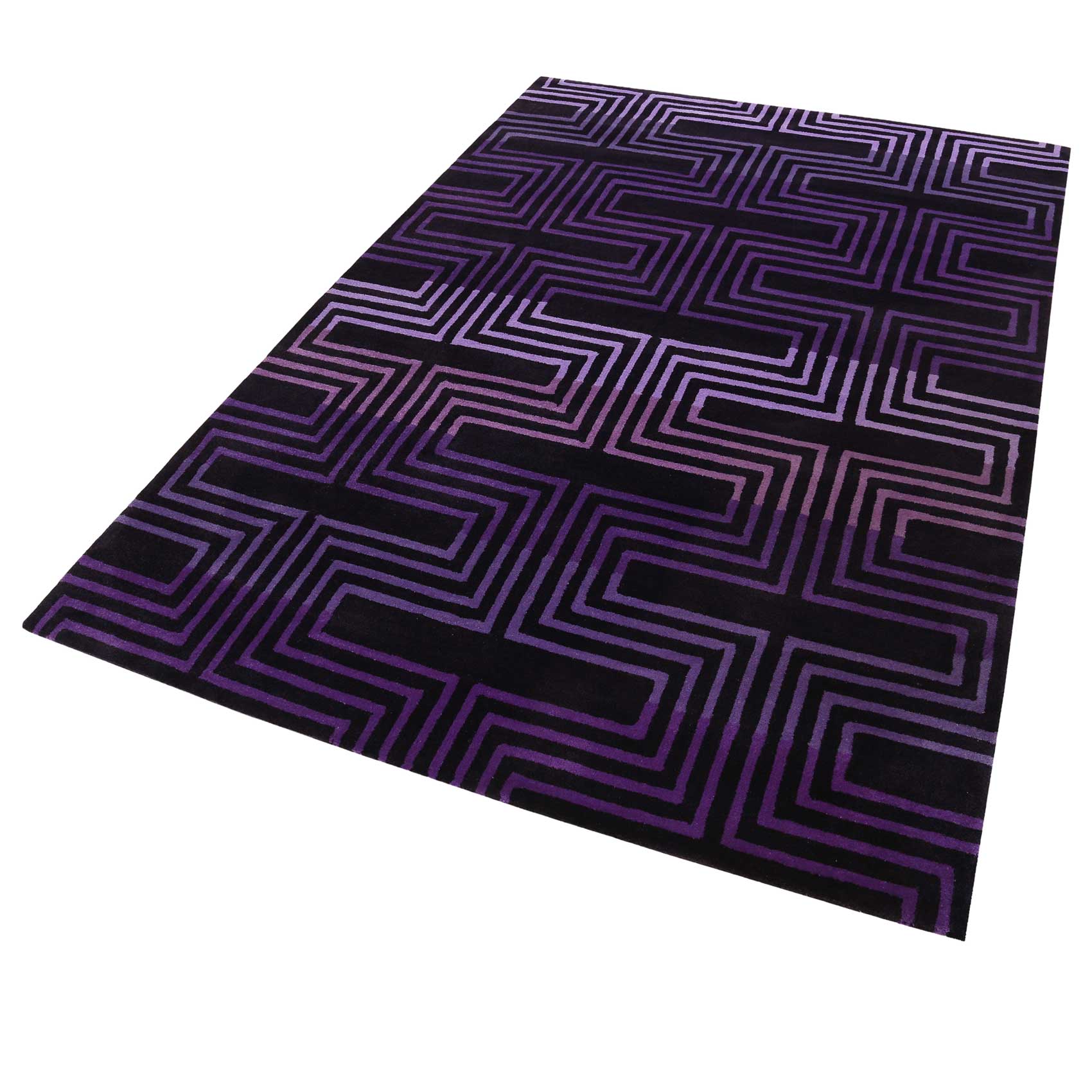Esprit Wollteppich Lila "Matrix"