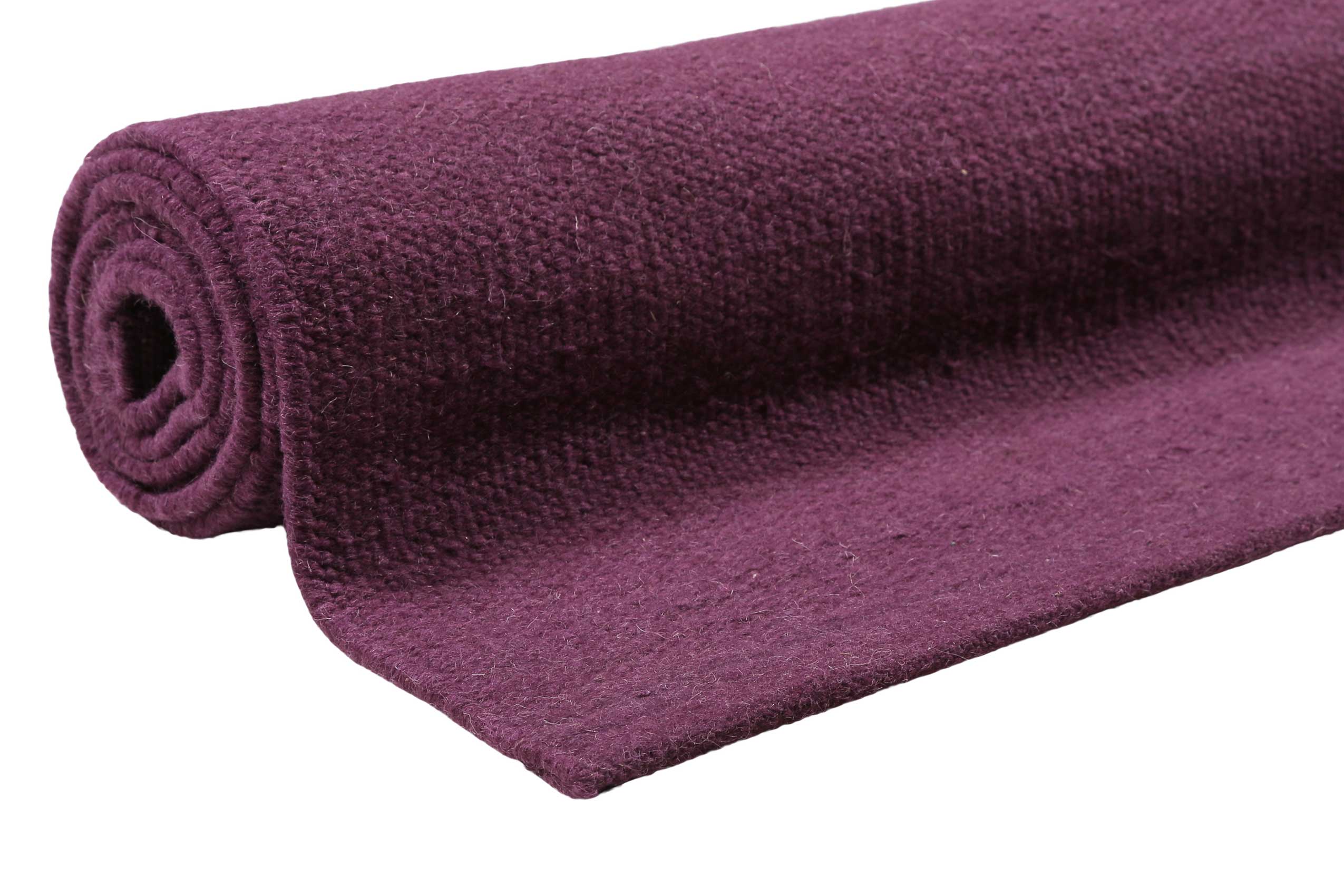 Esprit Kelim Teppich Lila Violett aus Wolle "Maya 2.0"
