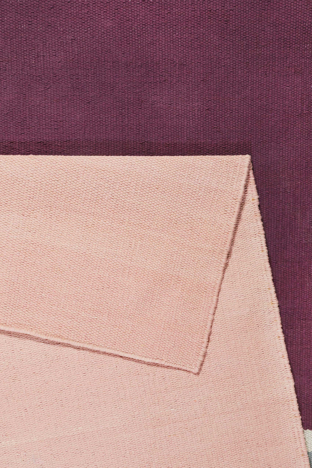 Esprit Kelim Teppich Violett Rosa aus Baumwolle "Midas Kelim"