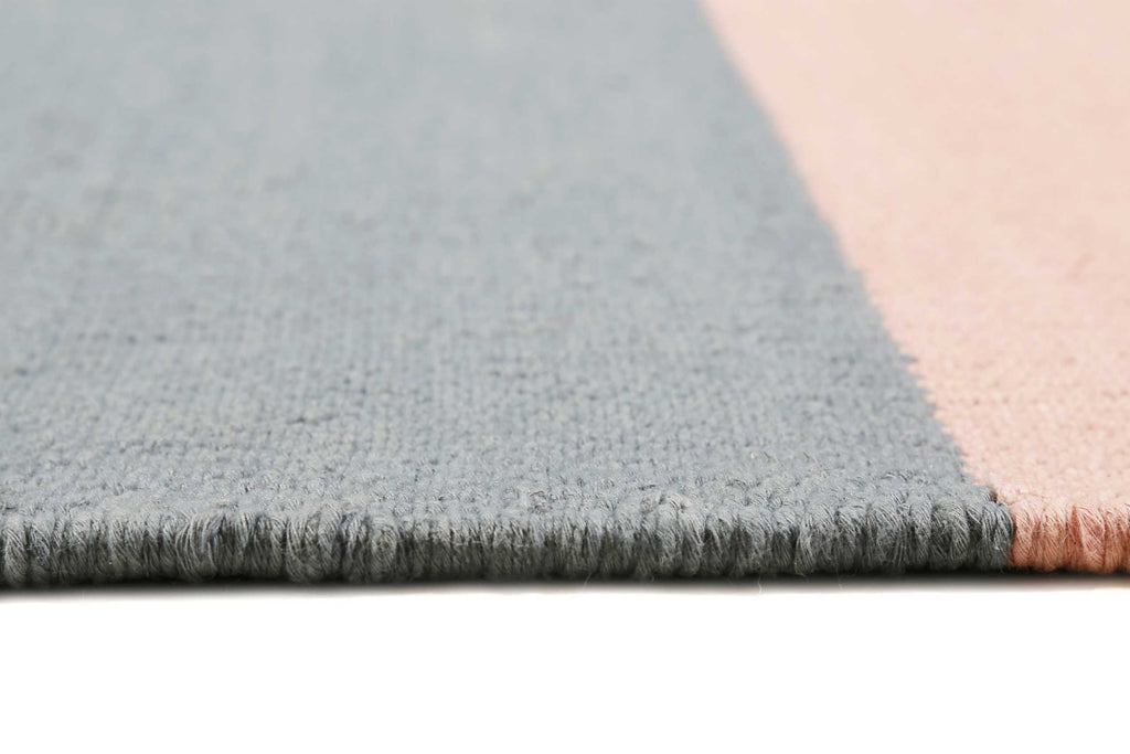 Esprit Kelim Teppich Violett Rosa aus Baumwolle "Midas Kelim"