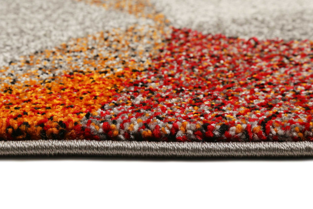 Esprit Teppich Rot Grau "Modernina"