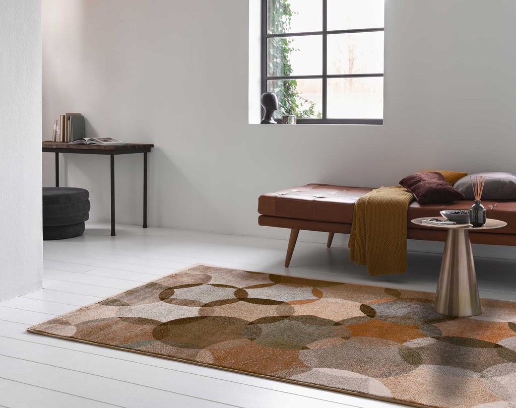 Esprit Teppich Cognac Braun "Modernina"