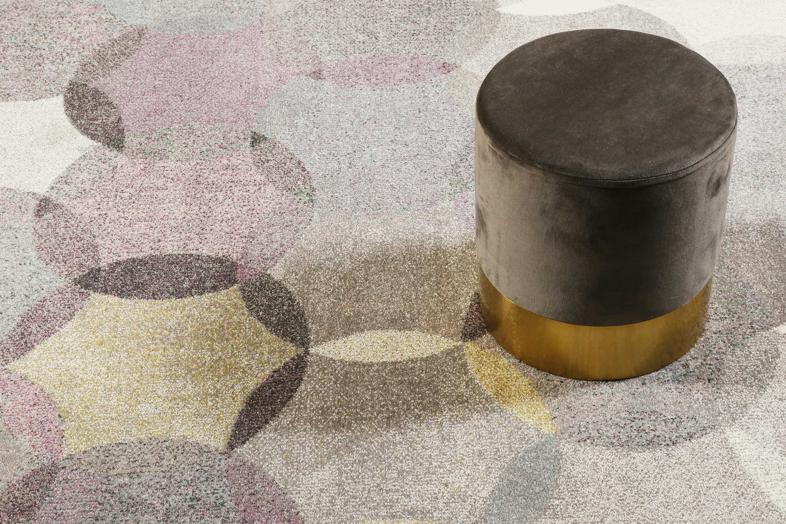 Esprit Teppich Grau Taupe Rosa "Modernina"
