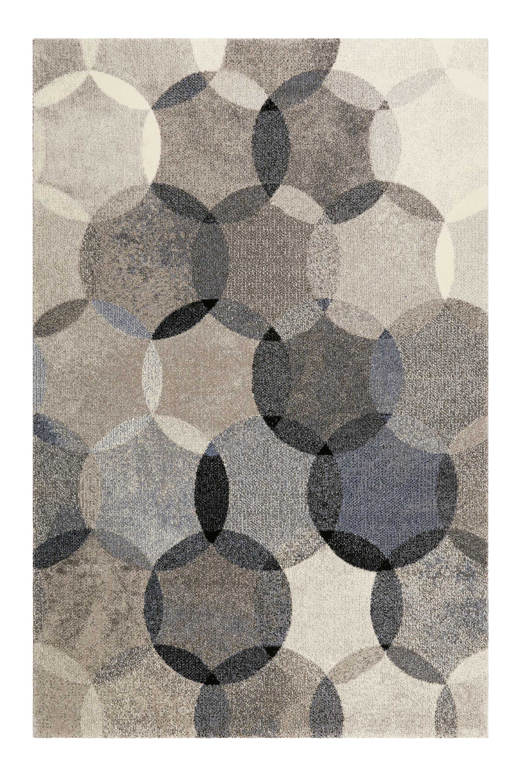 Esprit Teppich Blau Grau "Modernina"