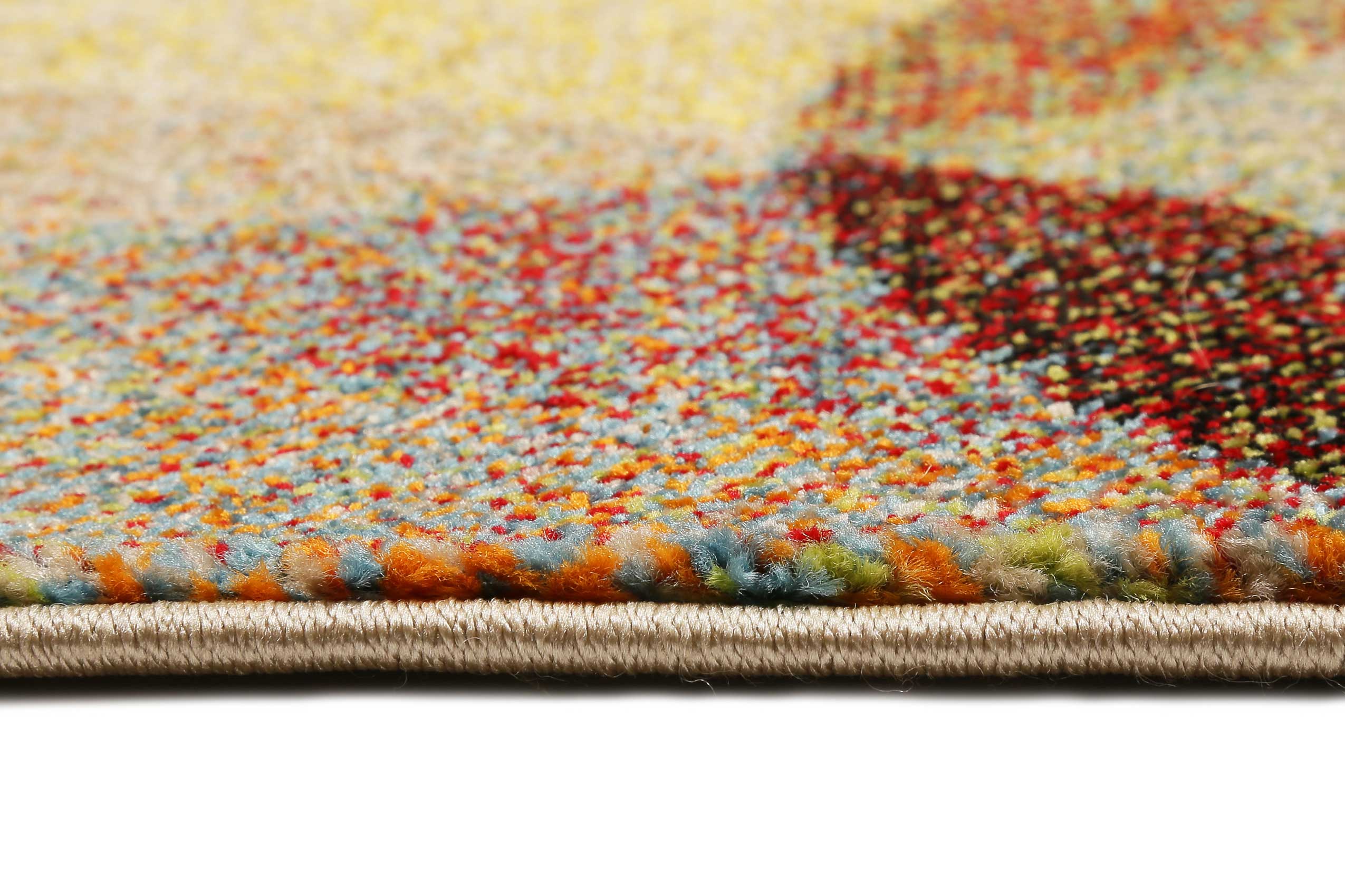 Esprit Kurzflor Teppich "Modernina" Beige Taupe Bunt