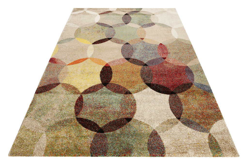Esprit Kurzflor Teppich "Modernina" Beige Taupe Bunt