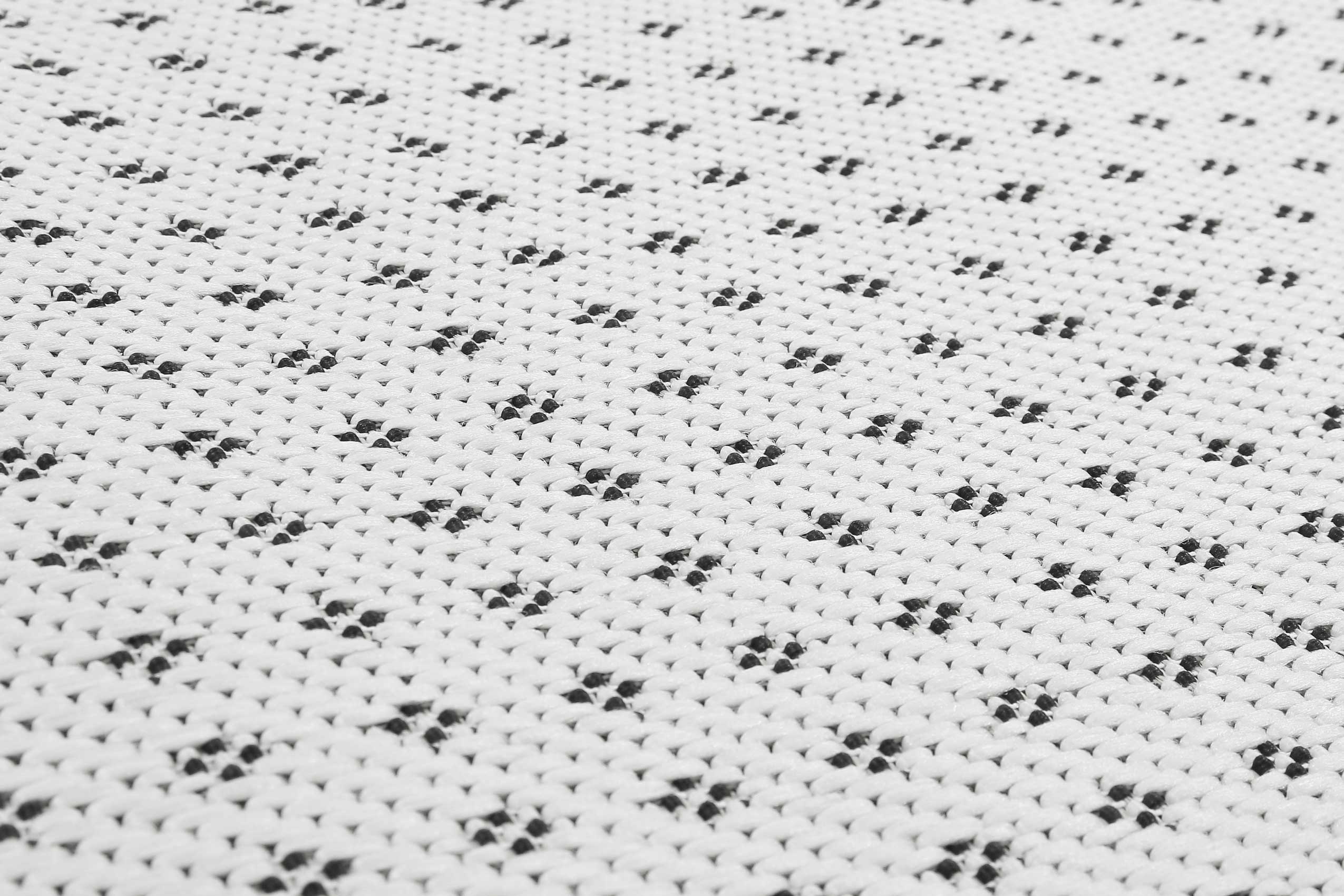 Esprit Teppich Weiß Schwarz In & Outdoor "Monroe"