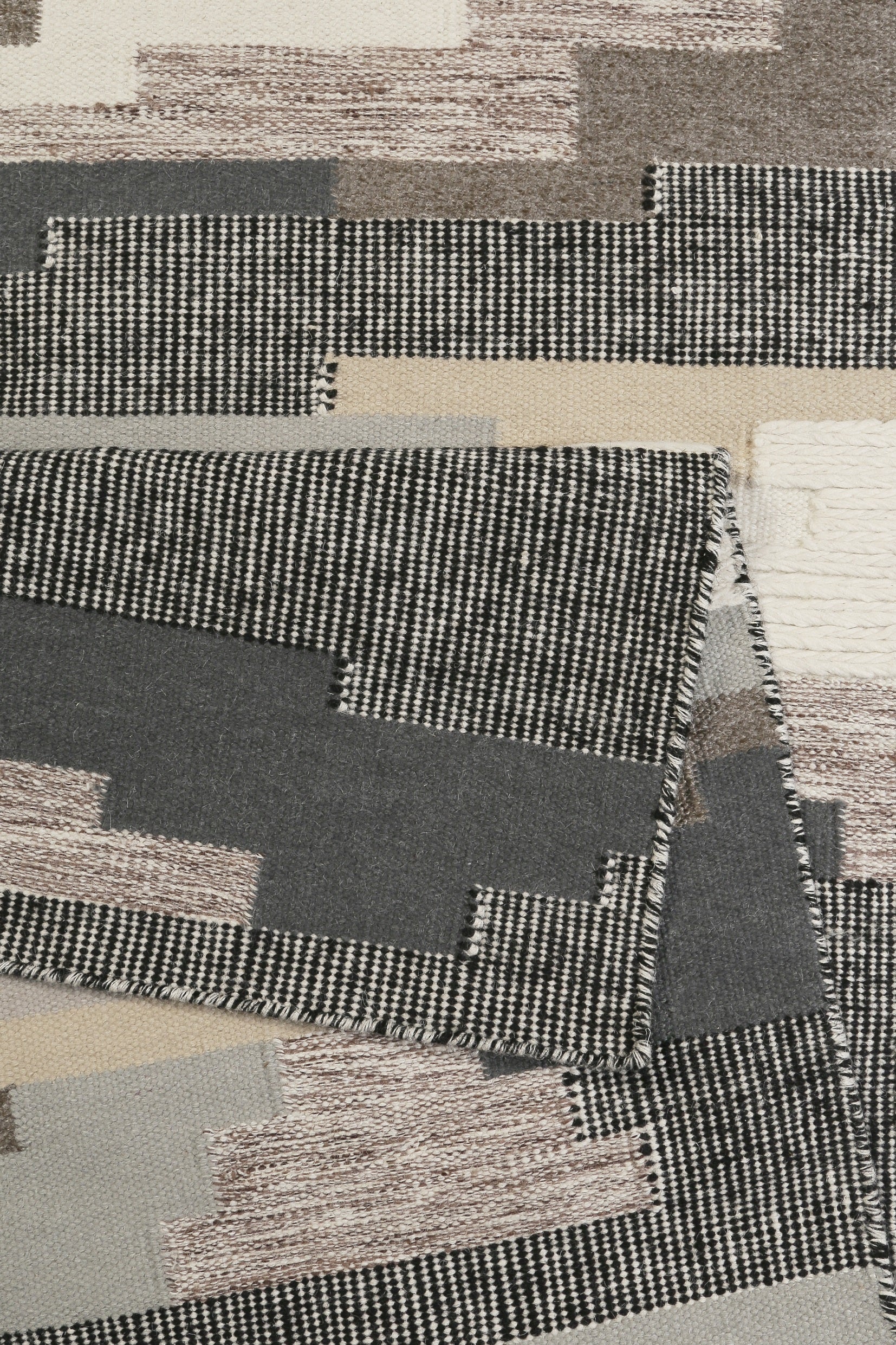 Esprit Kelim Beige Taupe aus Wolle "Natham"