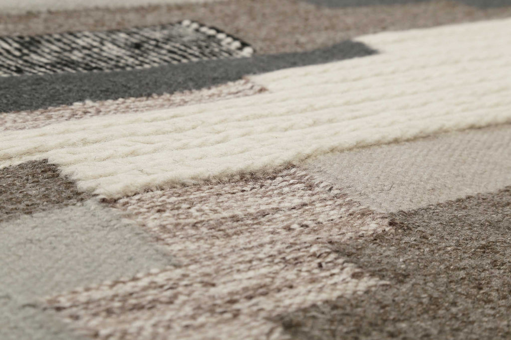 Esprit Kelim Beige Taupe aus Wolle "Natham"