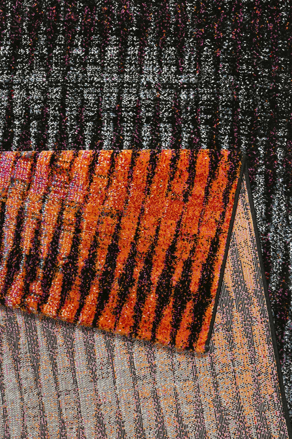 Esprit Teppich Orange Grau Bunt Kurzflor "OceanView"