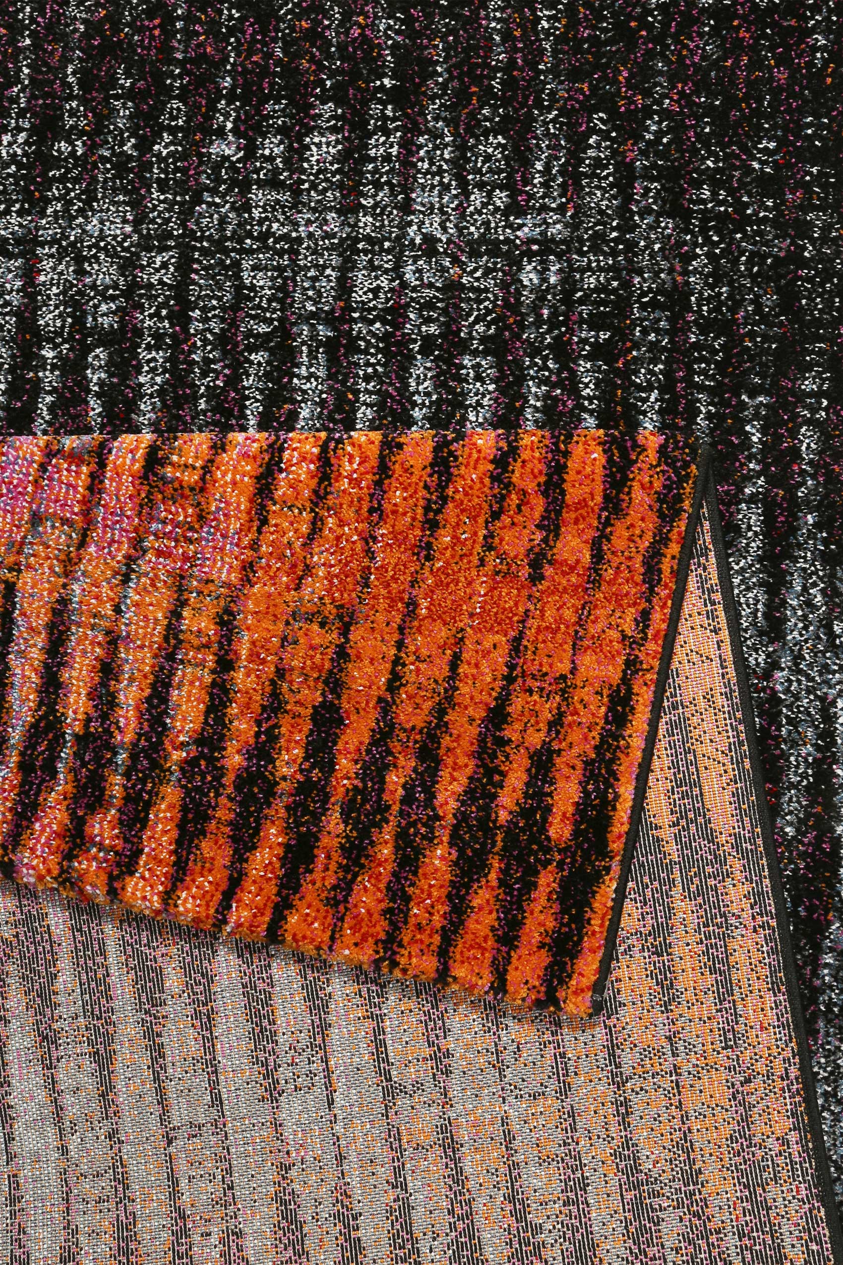 Esprit Teppich Orange Grau Bunt Kurzflor "OceanView"