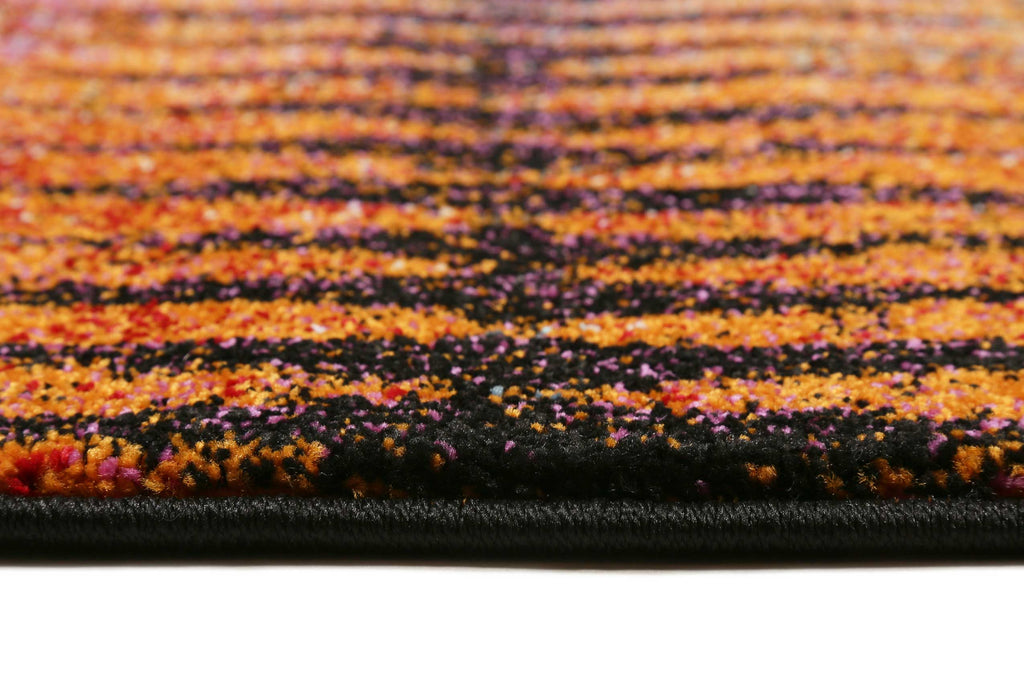 Esprit Teppich Orange Grau Bunt Kurzflor "OceanView"