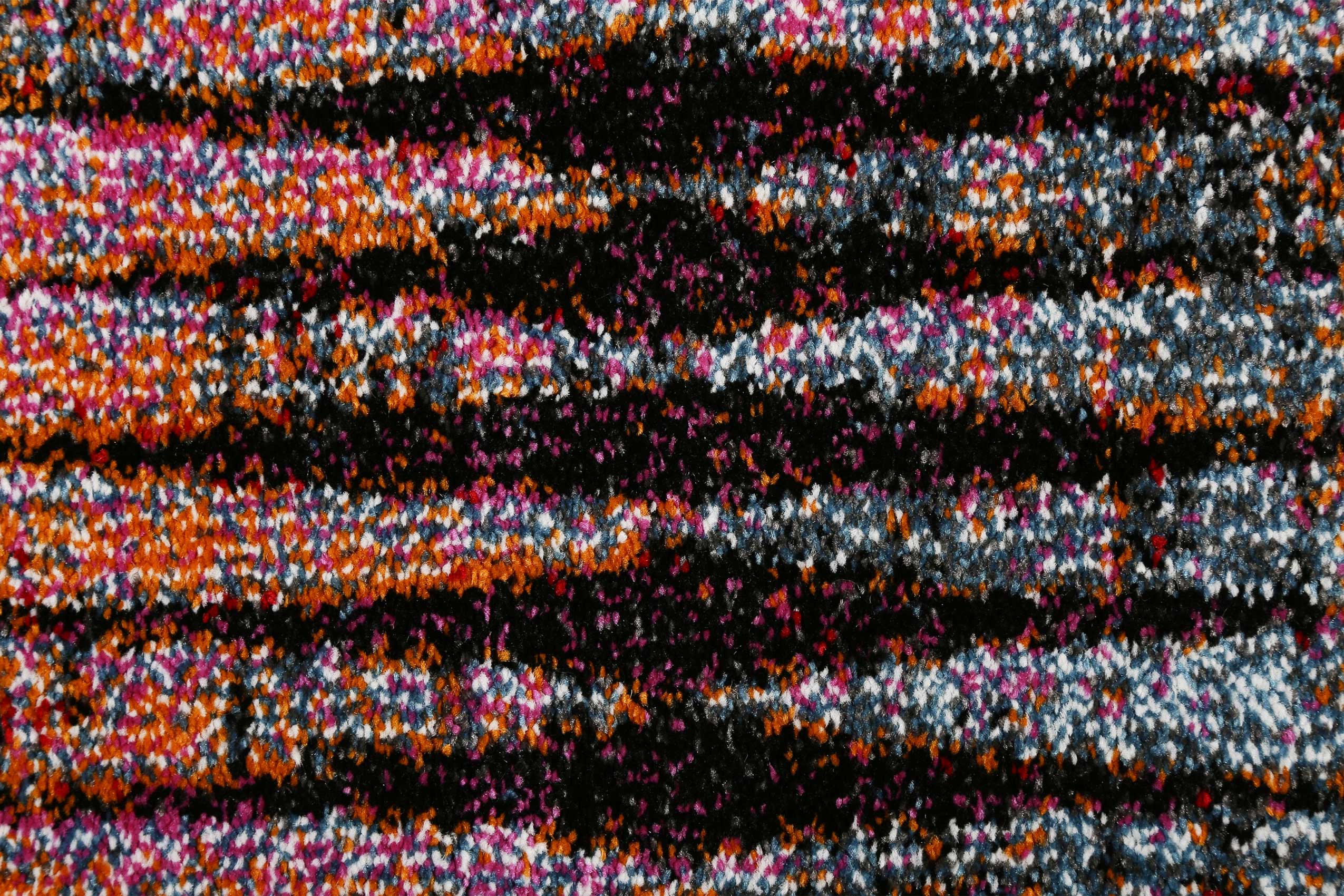 Esprit Teppich Orange Grau Bunt Kurzflor "OceanView"