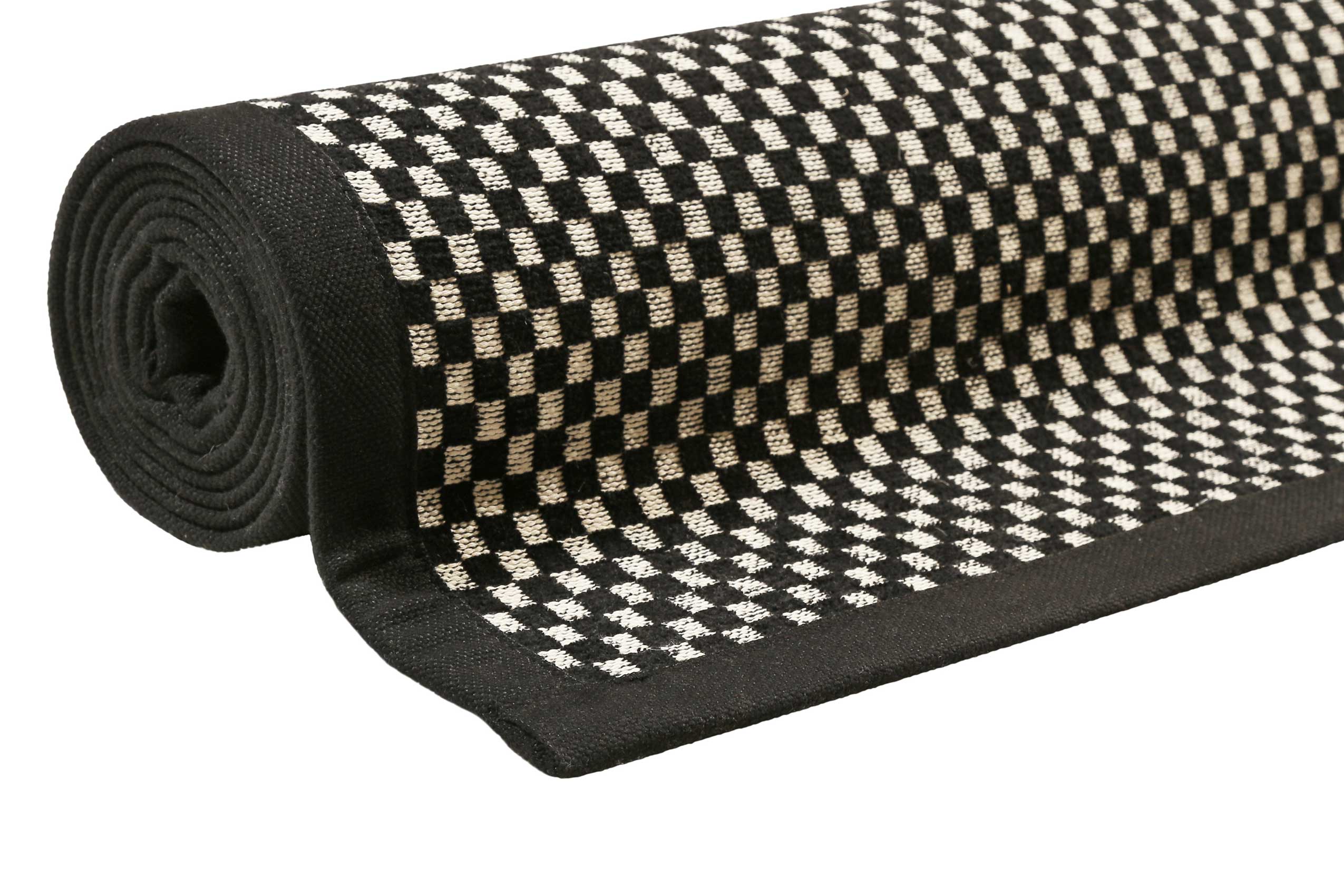 Esprit Wendeteppich Schwarz Weiß Kurzflor "Paulsen"
