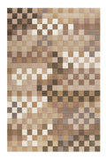 Esprit Wollteppich Beige Braun "Pixel"