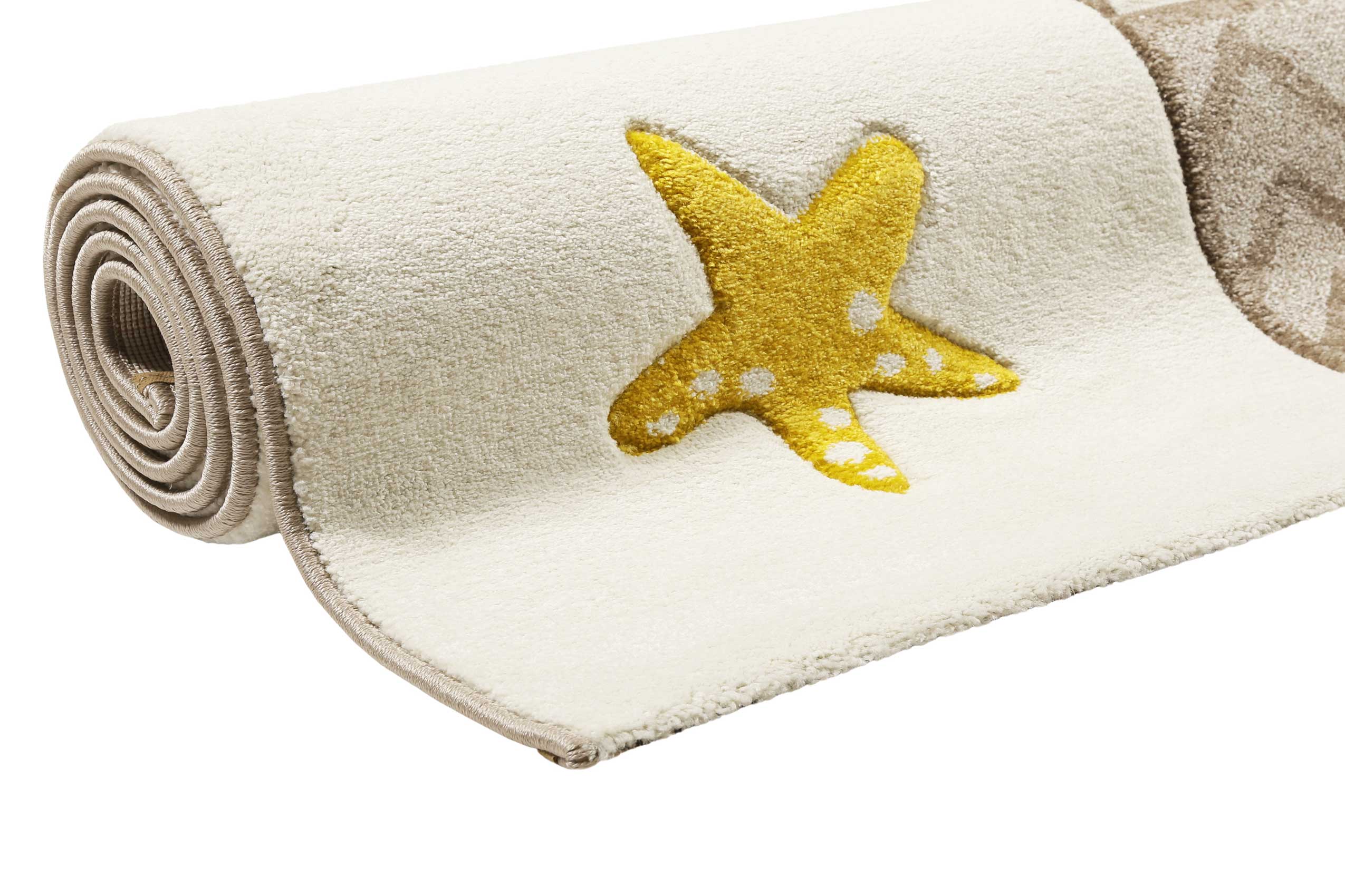 Esprit Kinderteppich Creme Beige "Playground"