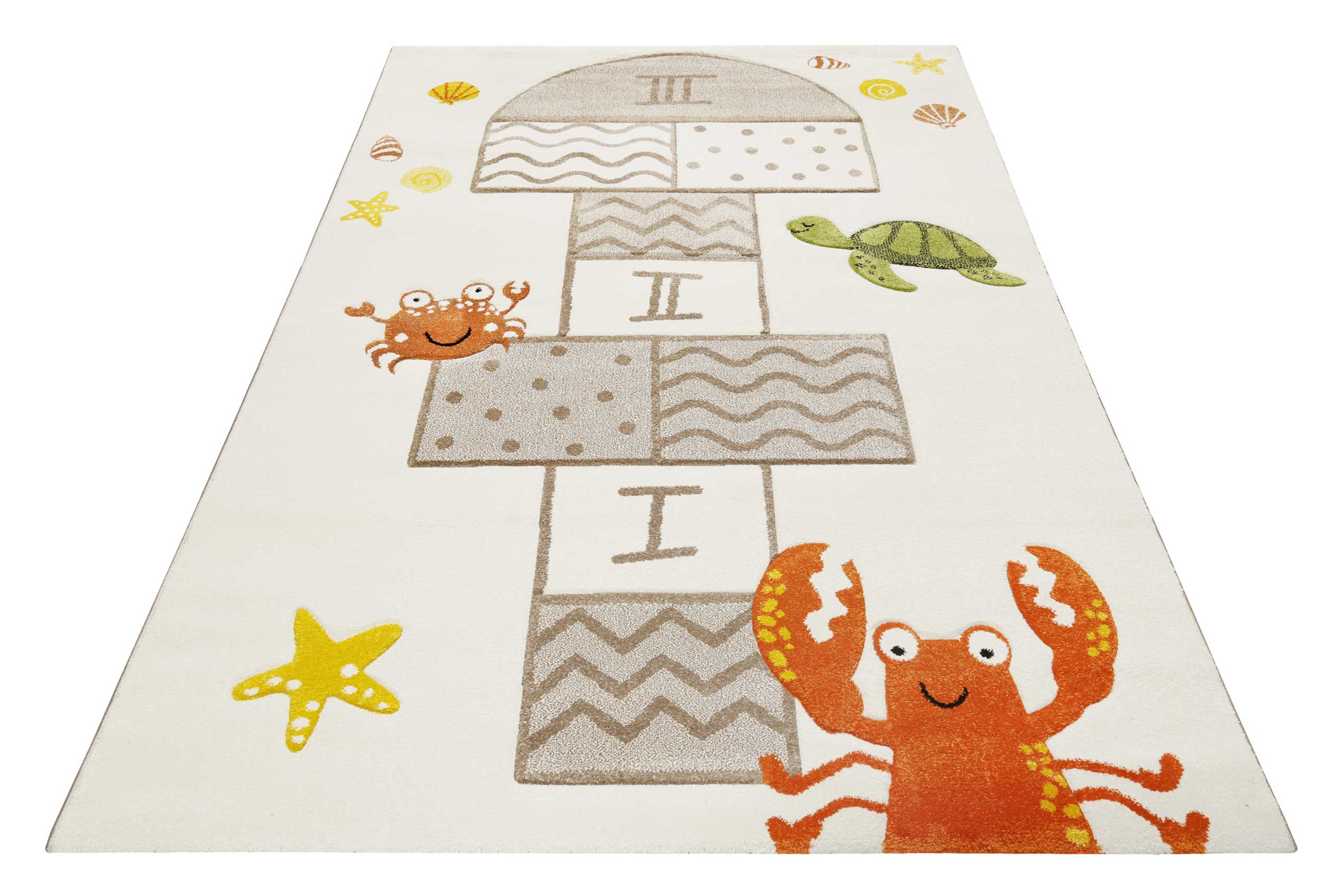 Esprit Kinderteppich Creme Beige "Playground"
