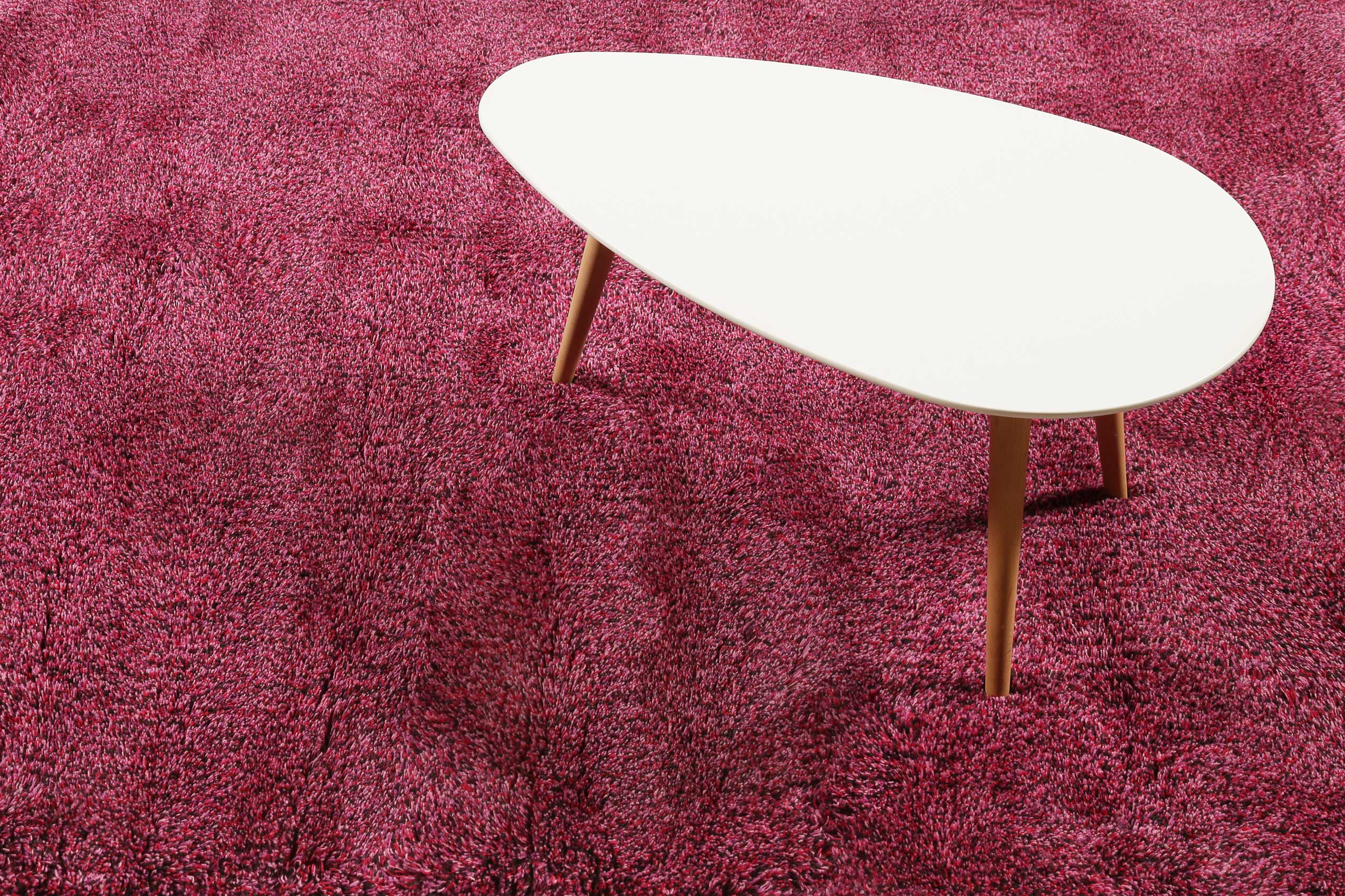 Esprit Wollteppich Violett meliert Hochflor "Purple Passion"