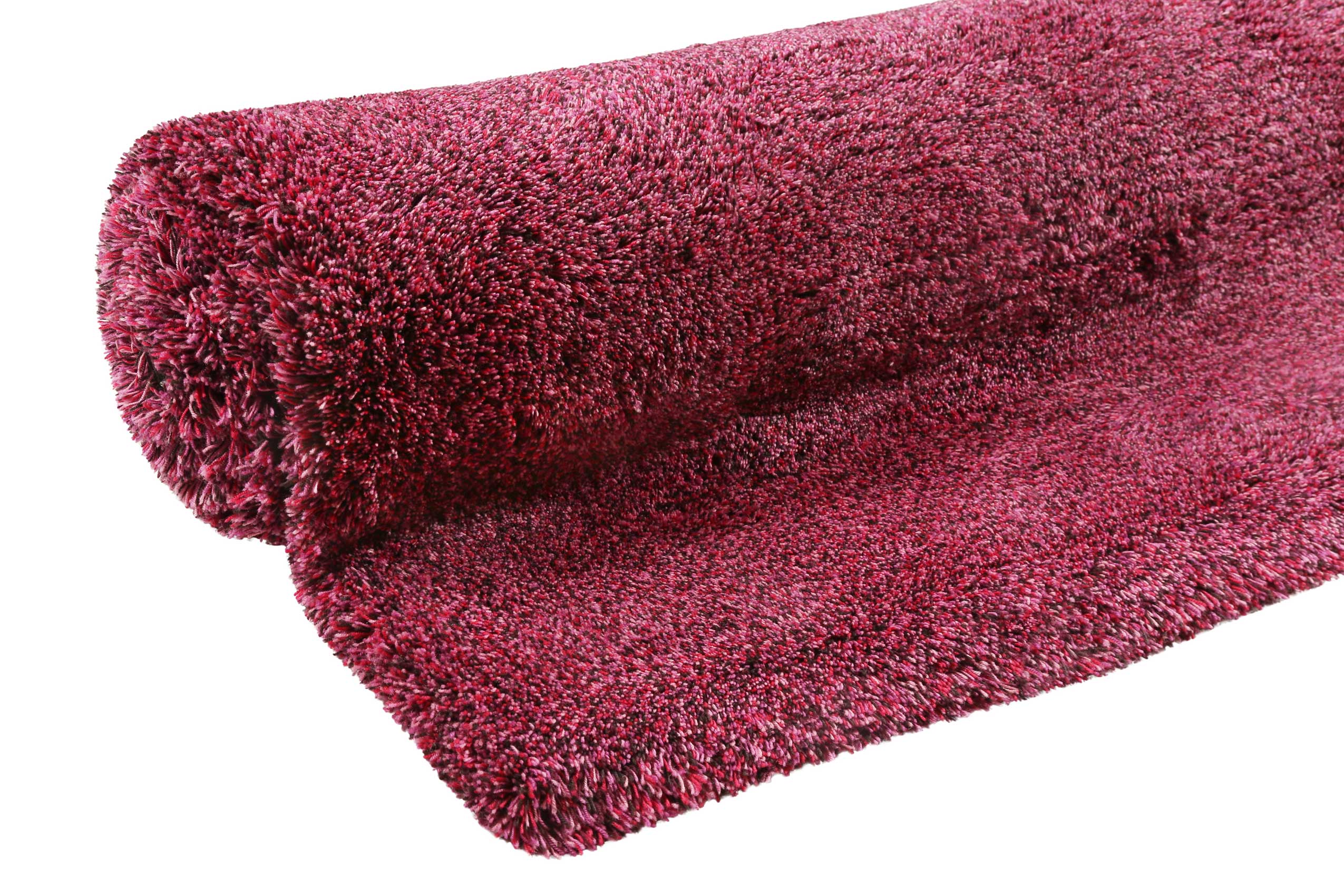 Esprit Wollteppich Violett meliert Hochflor "Purple Passion"