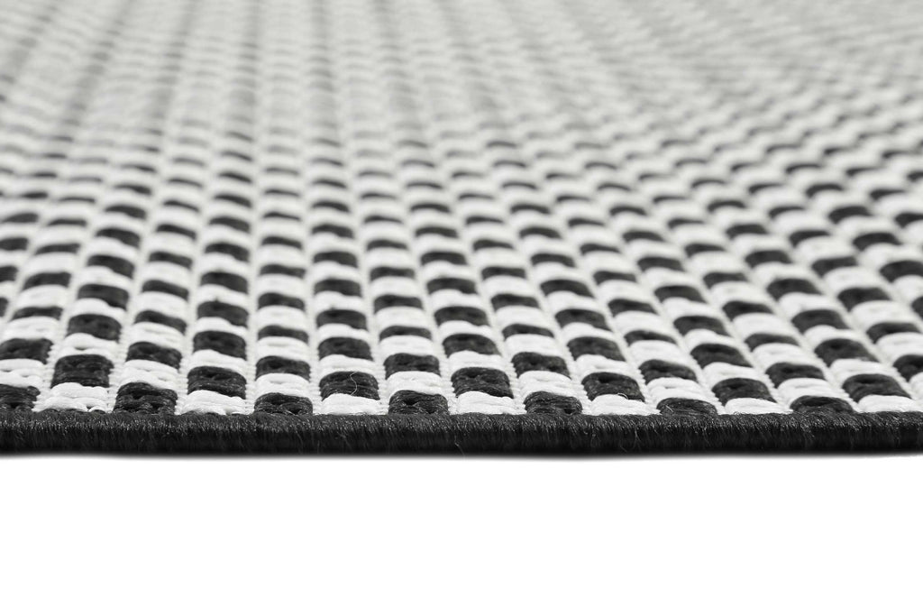 Esprit Teppich Schwarz Weiß In & Outdoor "Raccoon"