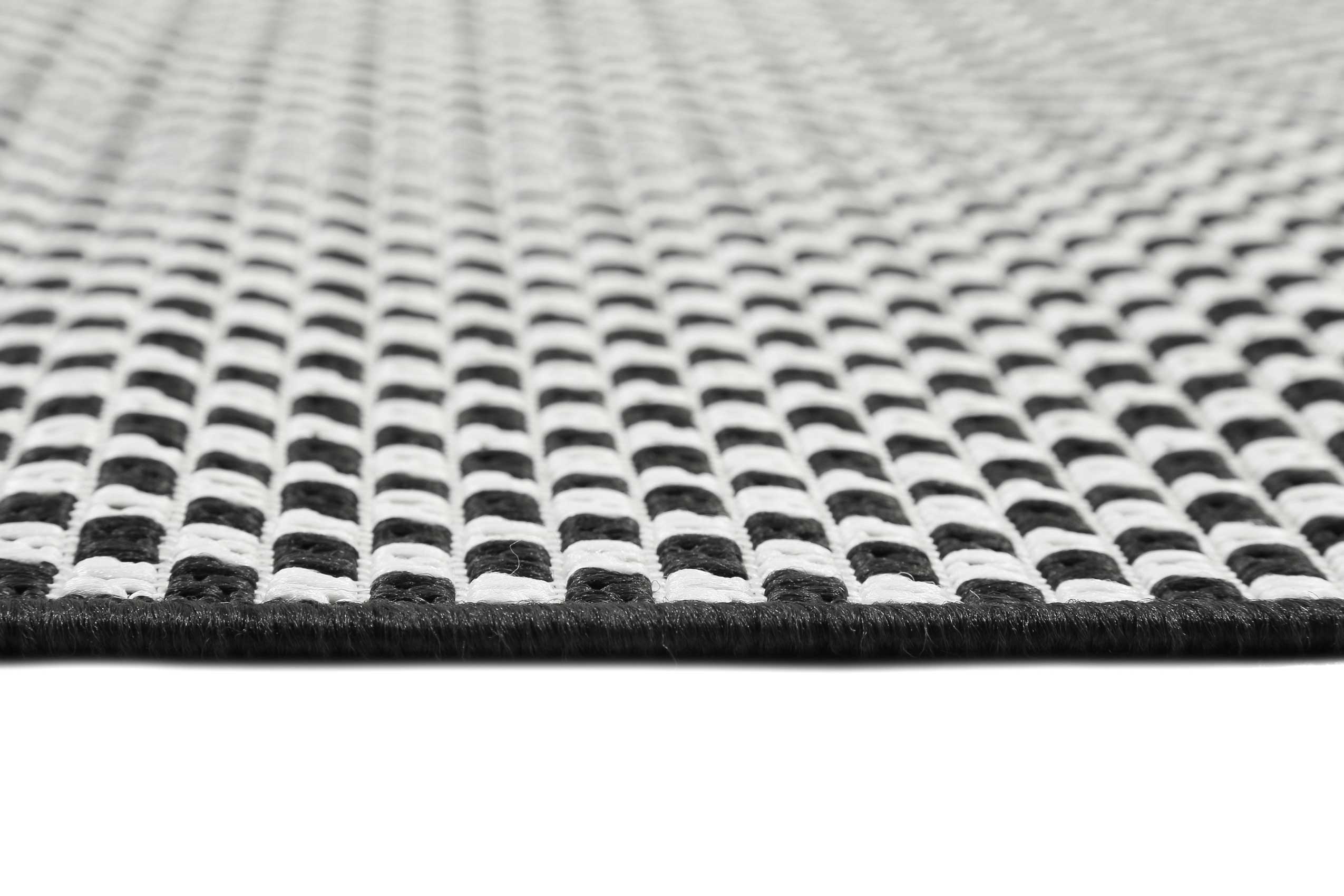 Esprit Teppich Schwarz Weiß In & Outdoor "Raccoon"