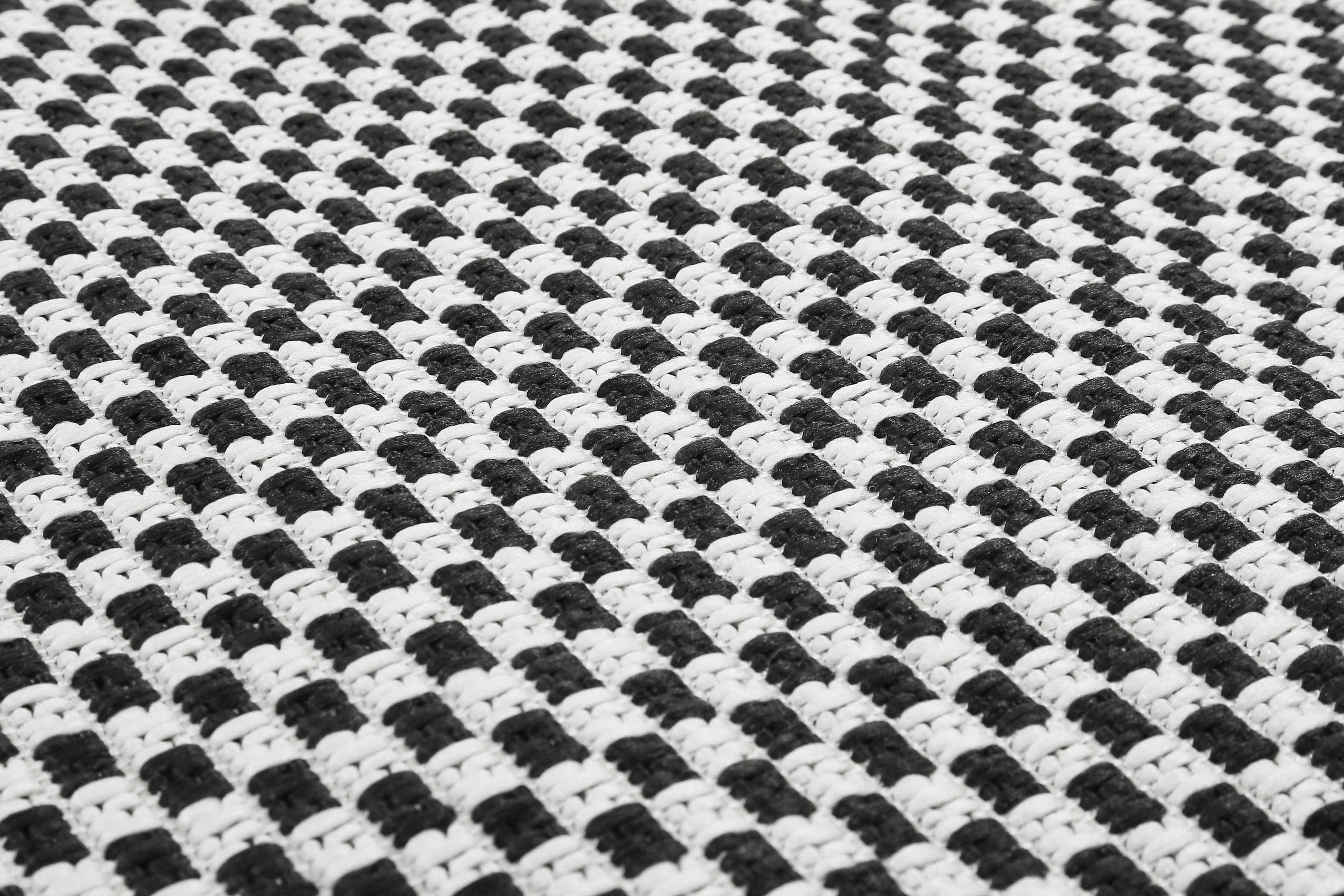 Esprit Teppich Schwarz Weiß In & Outdoor "Raccoon"