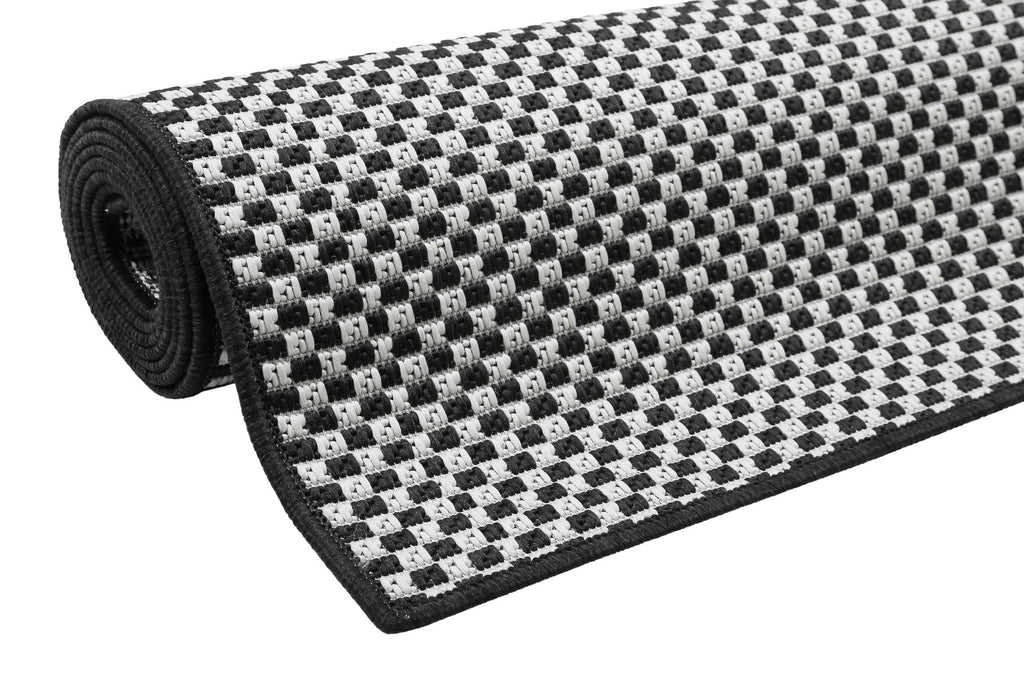 Esprit Teppich Schwarz Weiß In & Outdoor "Raccoon"