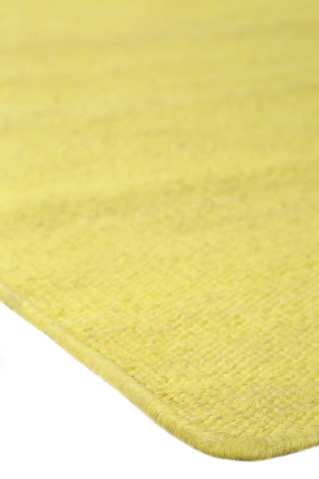 Esprit Kurzflor Teppich Gelb aus Baumwolle "Rainbow Kelim"