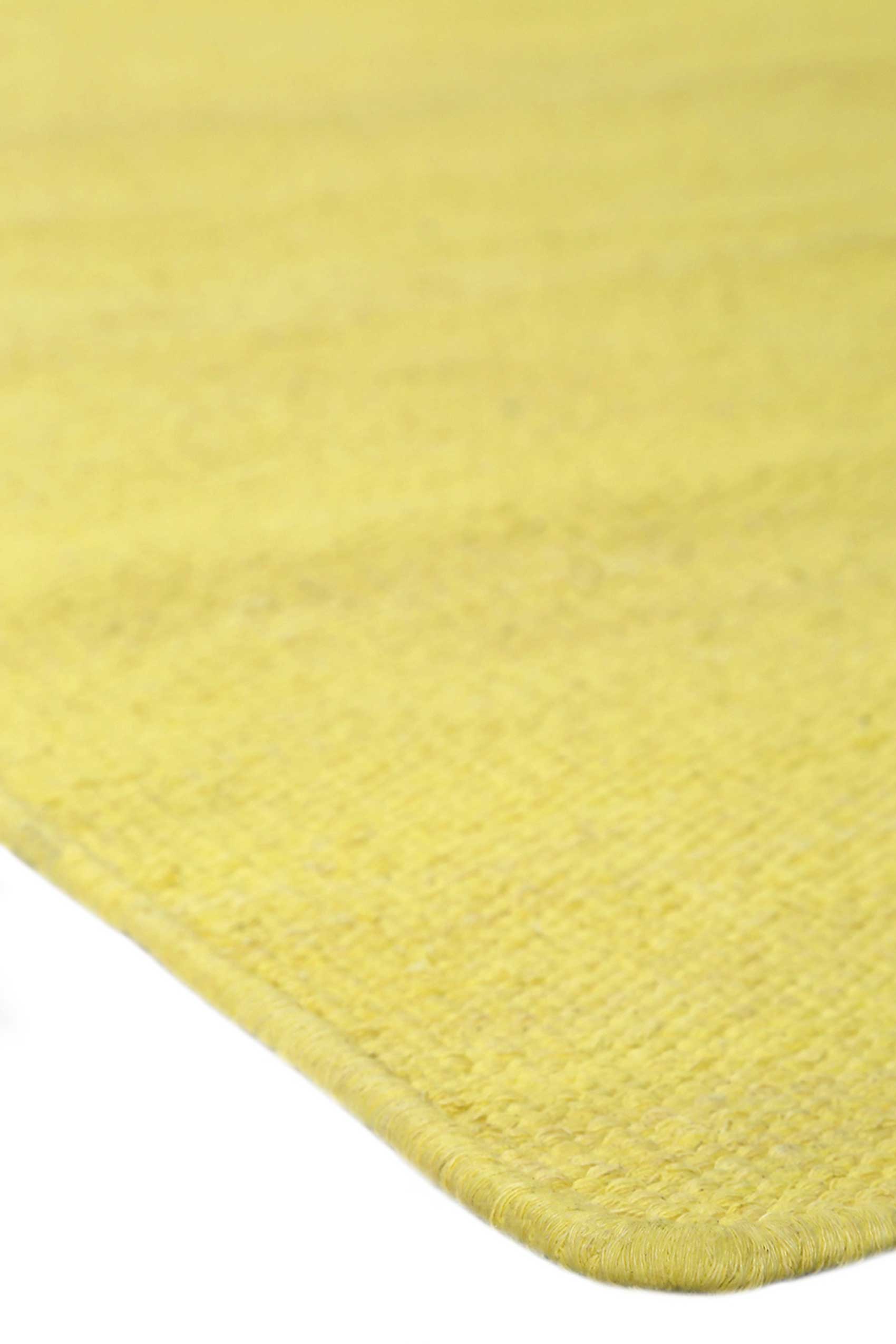 Esprit Kurzflor Teppich Gelb aus Baumwolle "Rainbow Kelim"