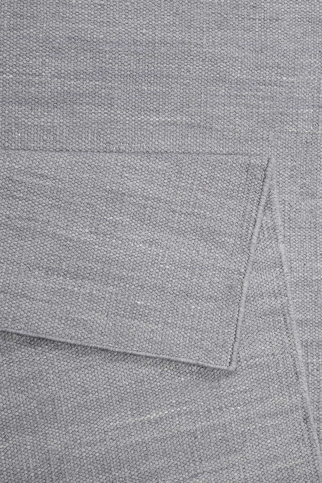 Esprit Kurzflor Teppich Grau aus Baumwolle "Rainbow Kelim"
