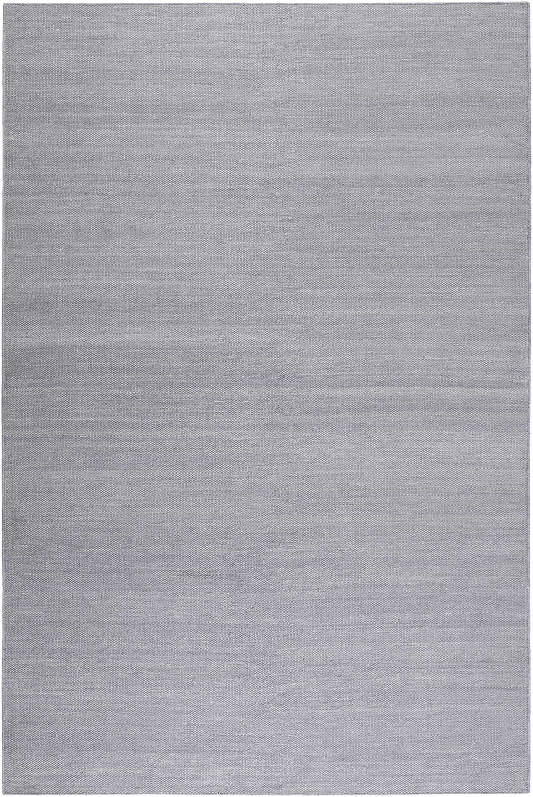 Esprit Kurzflor Teppich Grau aus Baumwolle "Rainbow Kelim"