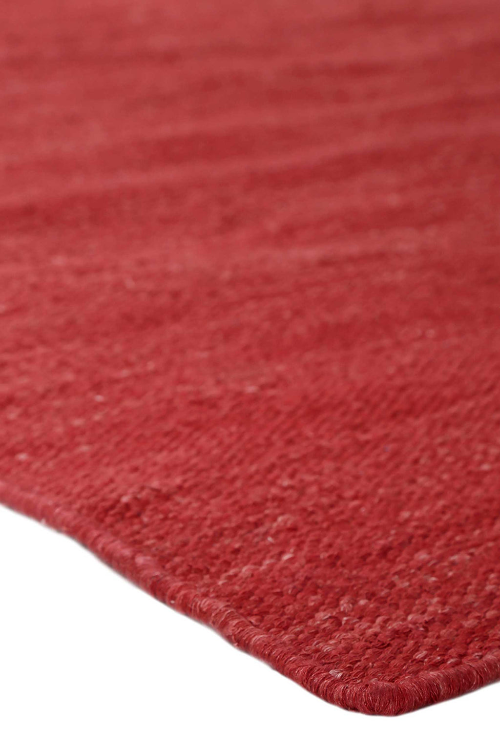 Esprit Kurzflor Teppich Rot aus Baumwolle "Rainbow Kelim"