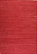 Esprit Kurzflor Teppich Rot aus Baumwolle "Rainbow Kelim"