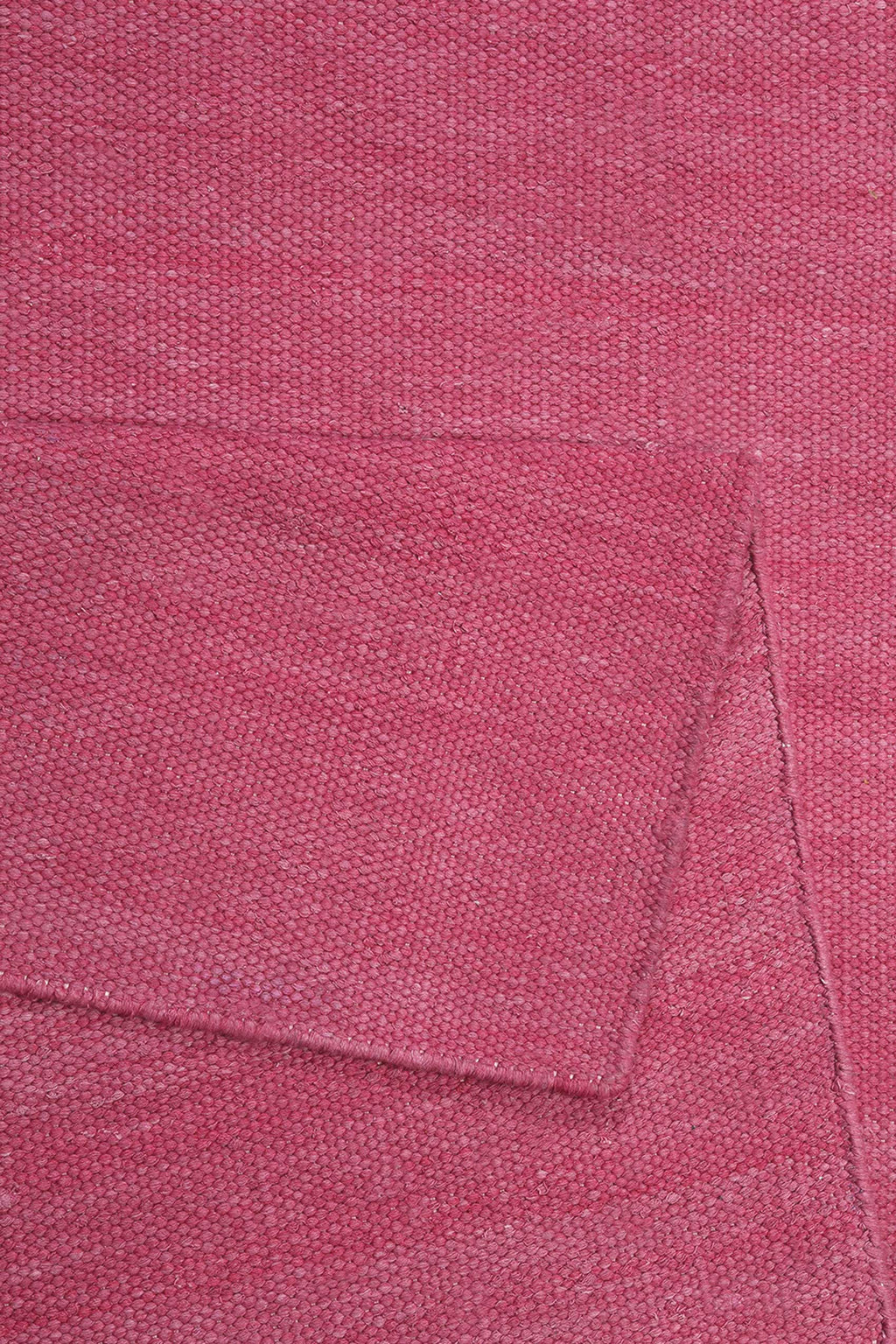 Esprit Kurzflor Teppich Pink aus Baumwolle "Rainbow Kelim"