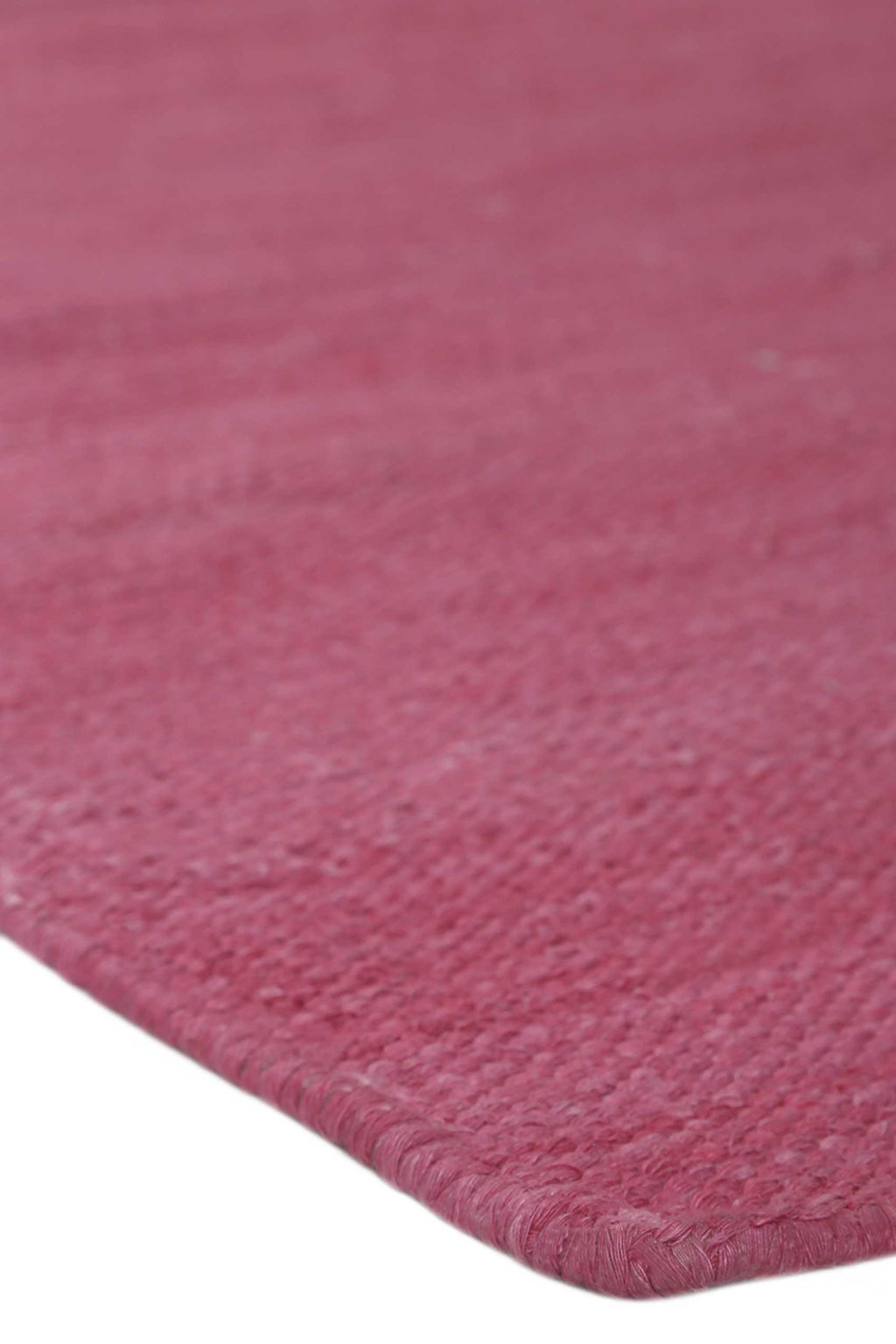 Esprit Kurzflor Teppich Pink aus Baumwolle "Rainbow Kelim"